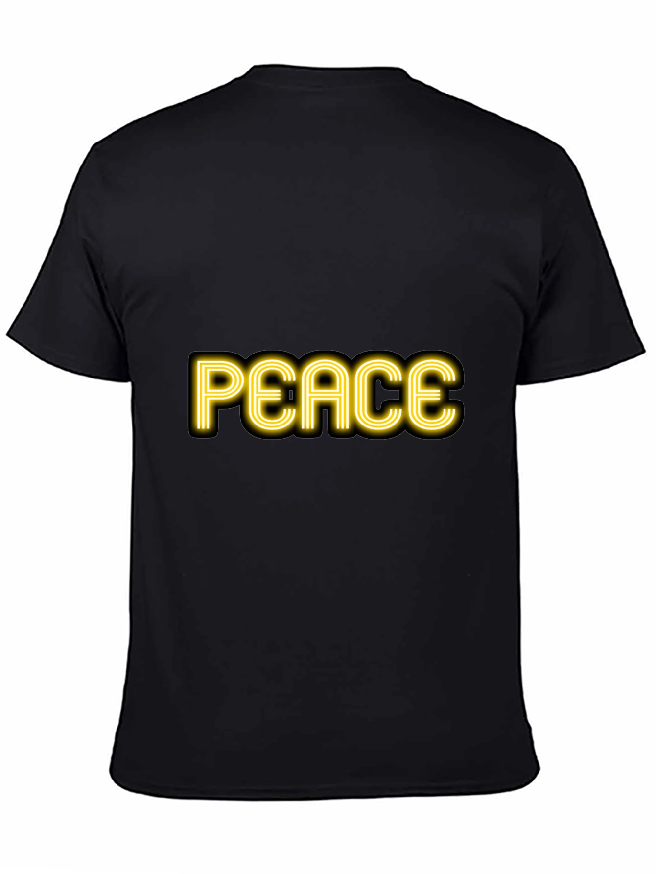 Peace Graphic Black T-Shirt