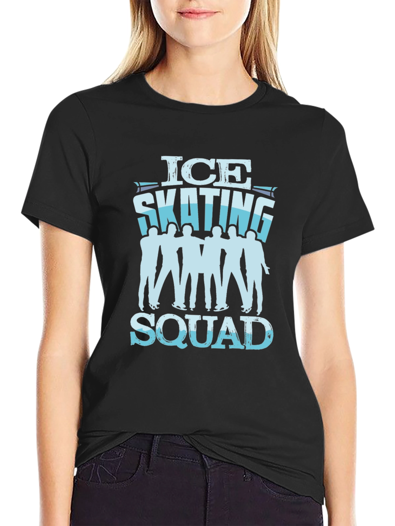 Ice Skating Squad Tee - Stylish & Fun