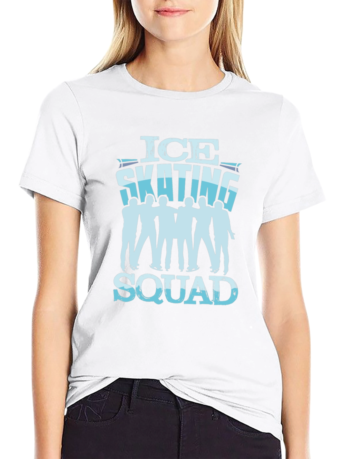Ice Skating Squad Tee - Stylish & Fun