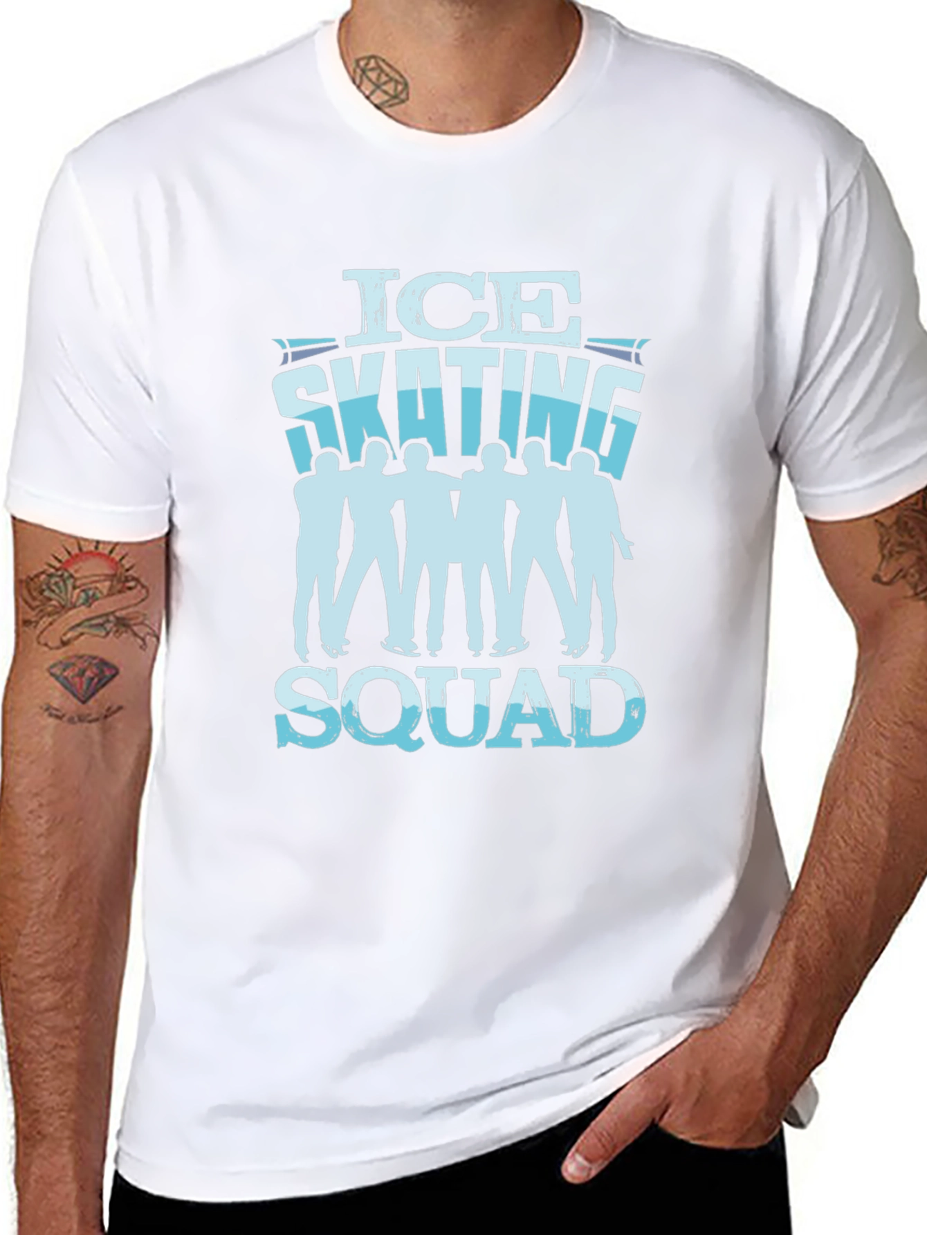 Ice Skating Squad Tee - Stylish & Fun