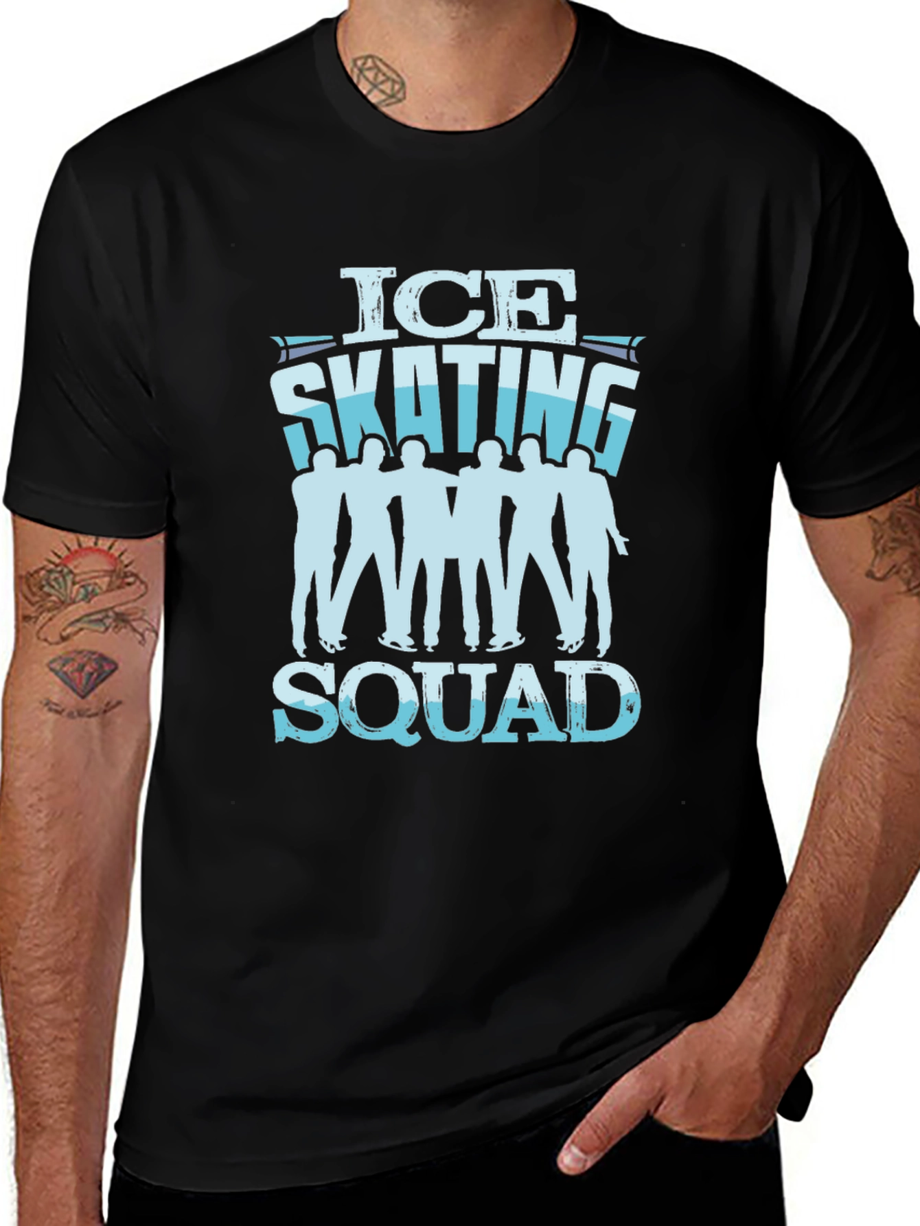 Ice Skating Squad Tee - Stylish & Fun