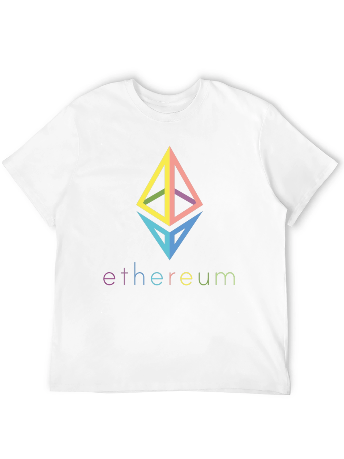 Ethereum Crypto Logo T-Shirt - Black Cotton Tee