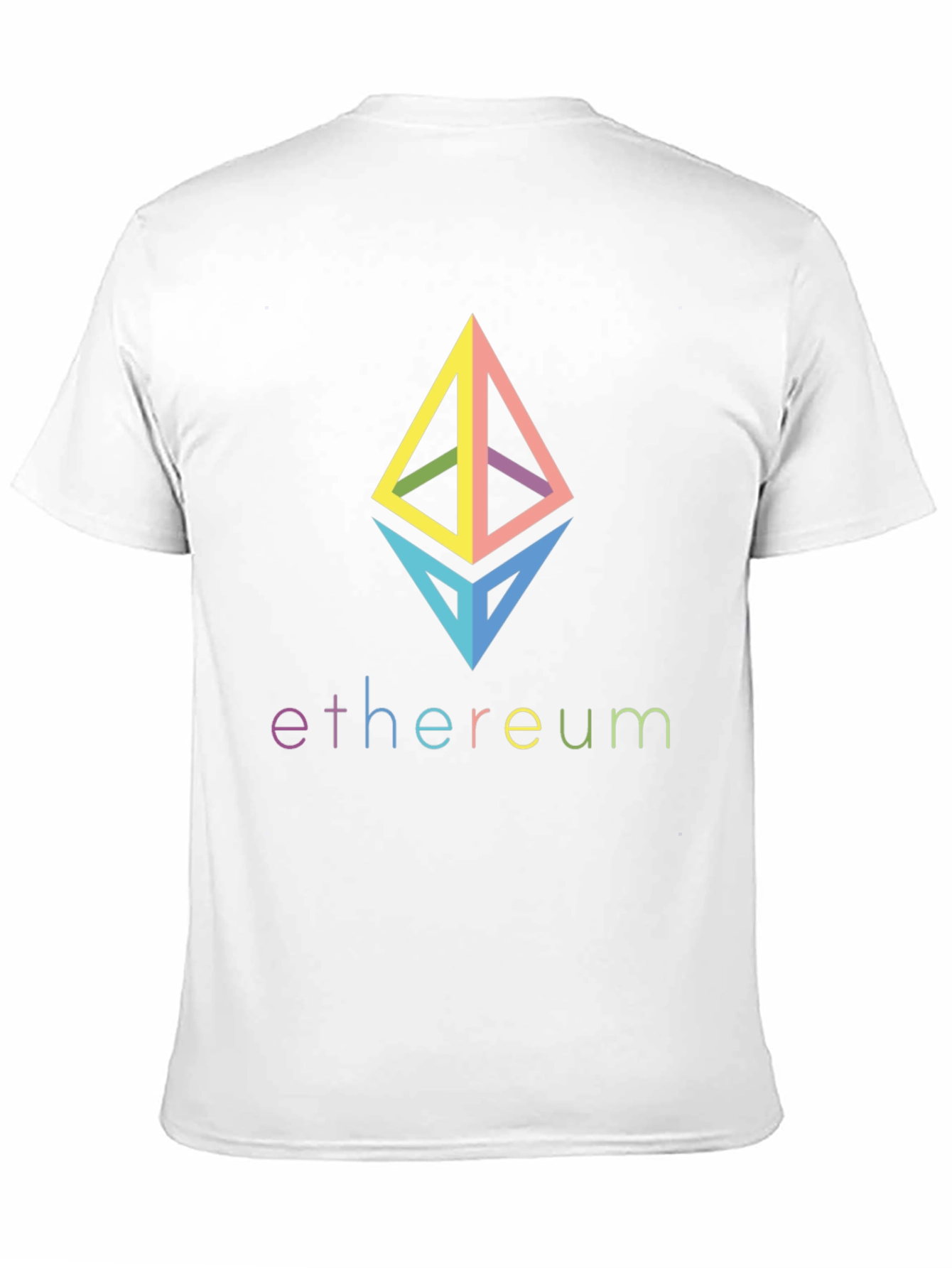 Ethereum Crypto Logo T-Shirt - Black Cotton Tee