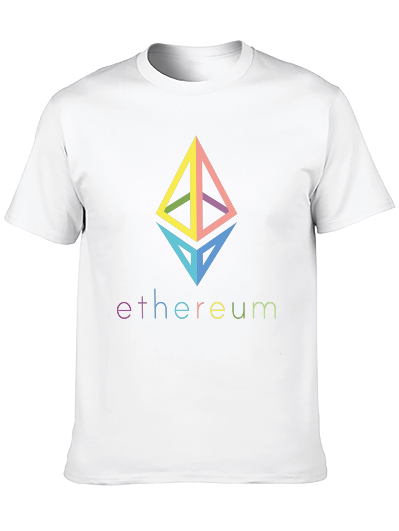 Ethereum Crypto Logo T-Shirt - Black Cotton Tee