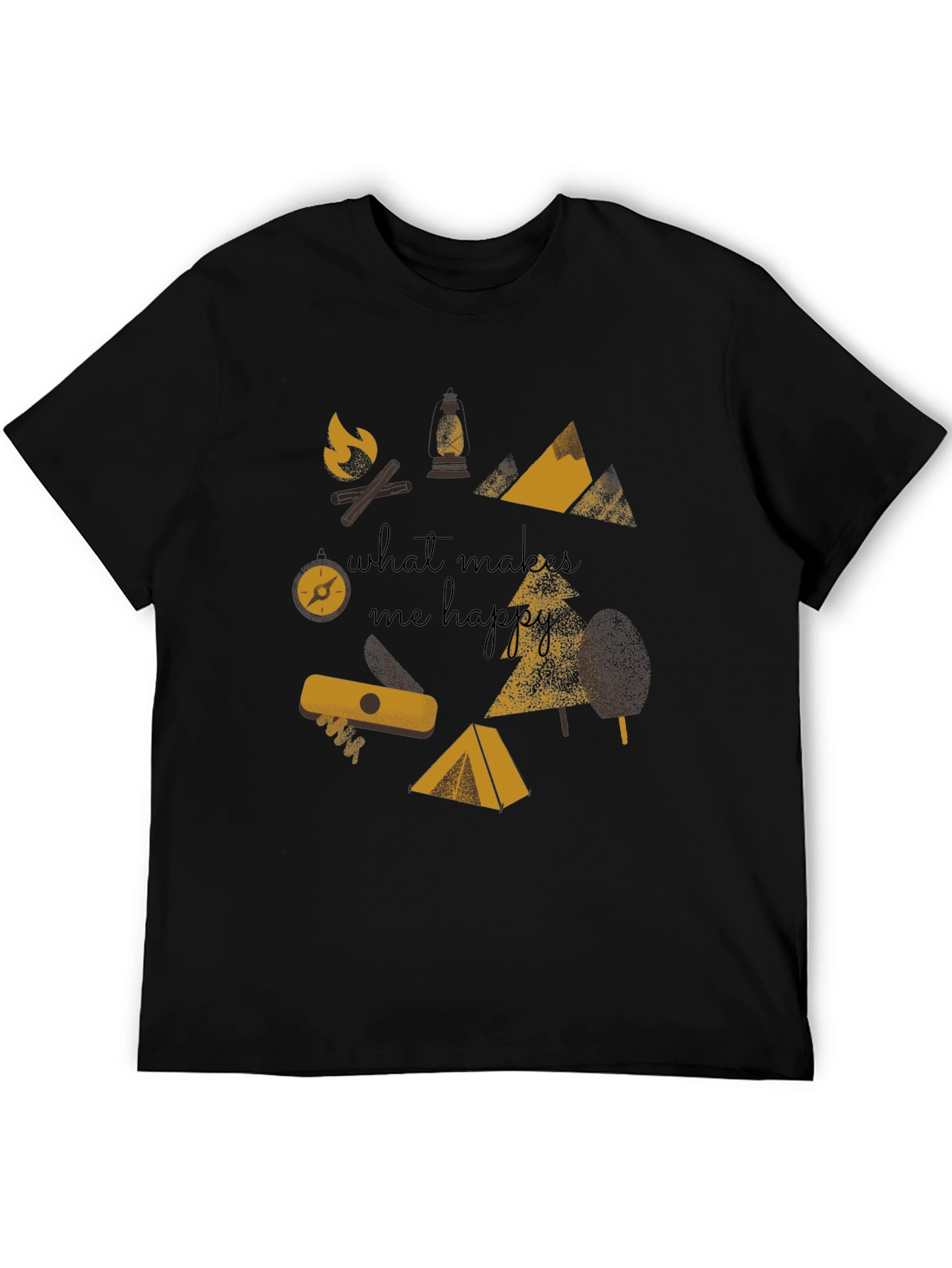 What Makes Me Happy Camping Graphic Tee