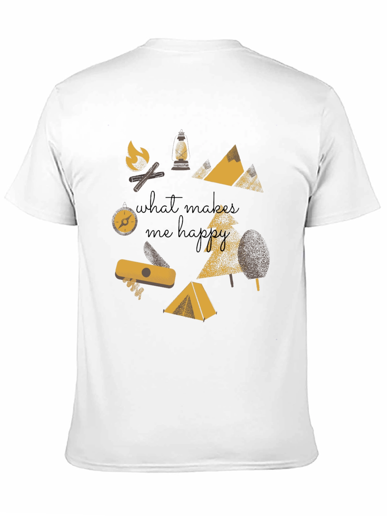 What Makes Me Happy Camping Graphic Tee