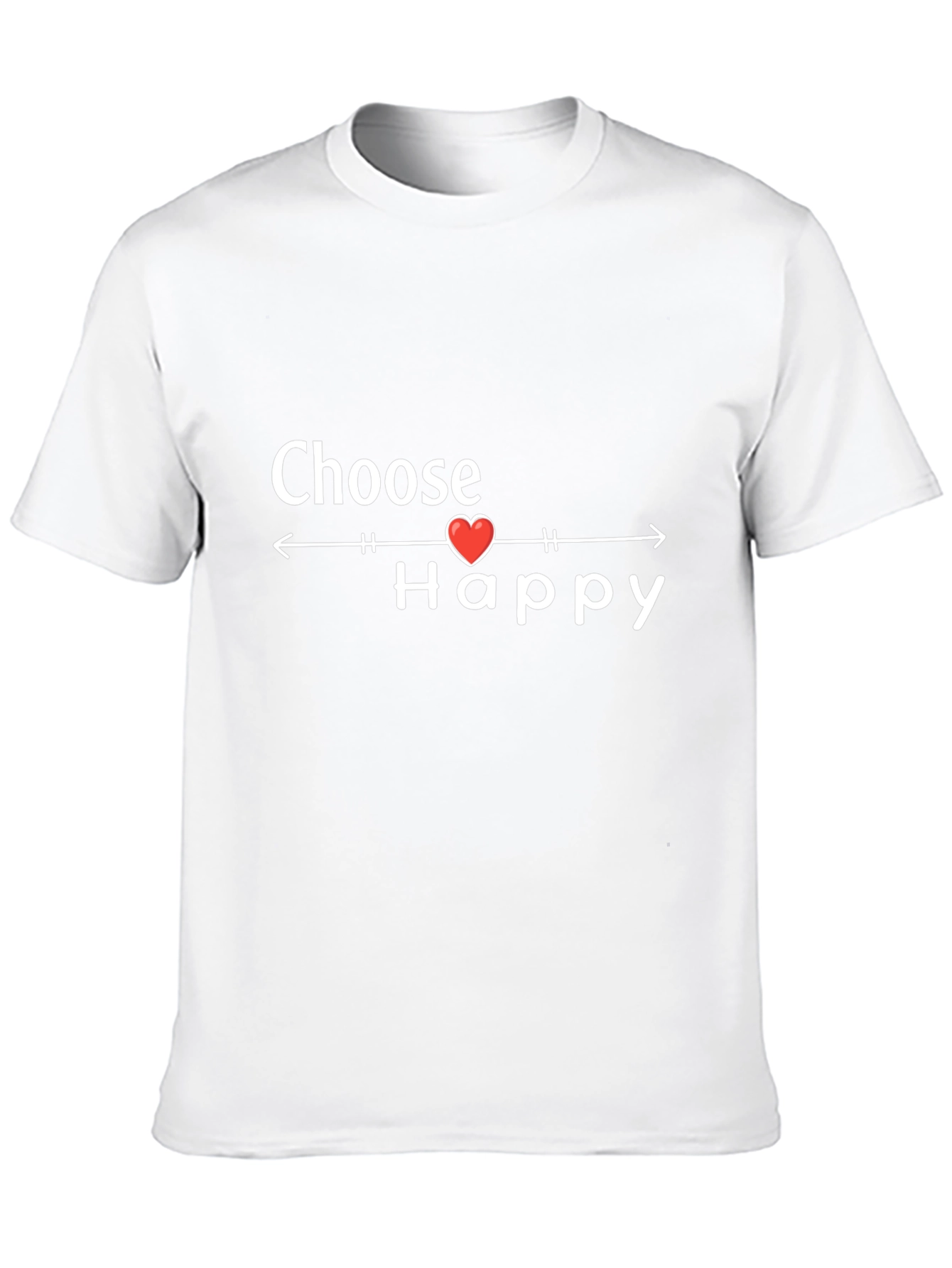 Choose Happy T-Shirt - Inspirational Graphic Tee