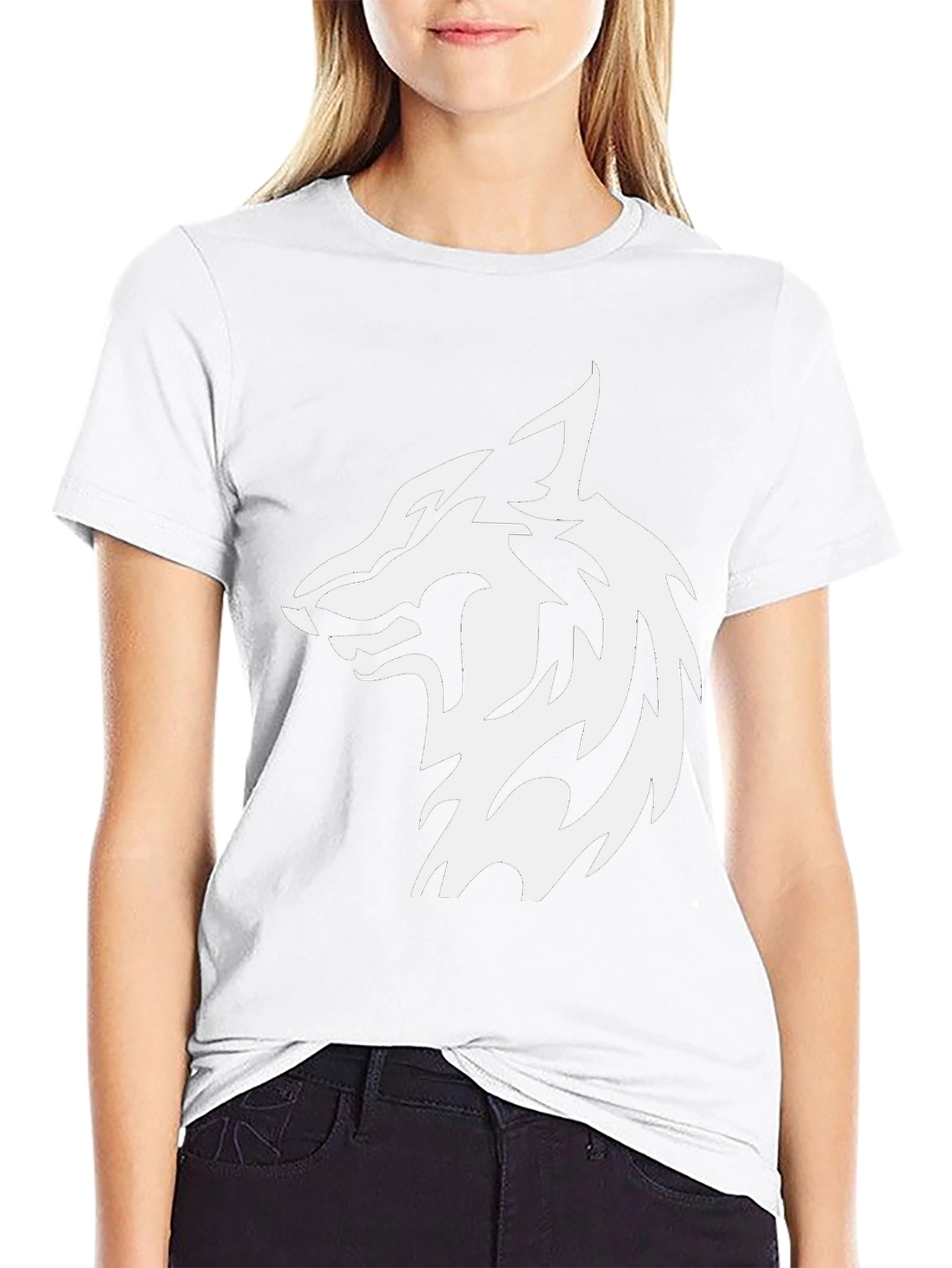 Wolf Graphic Black T-Shirt