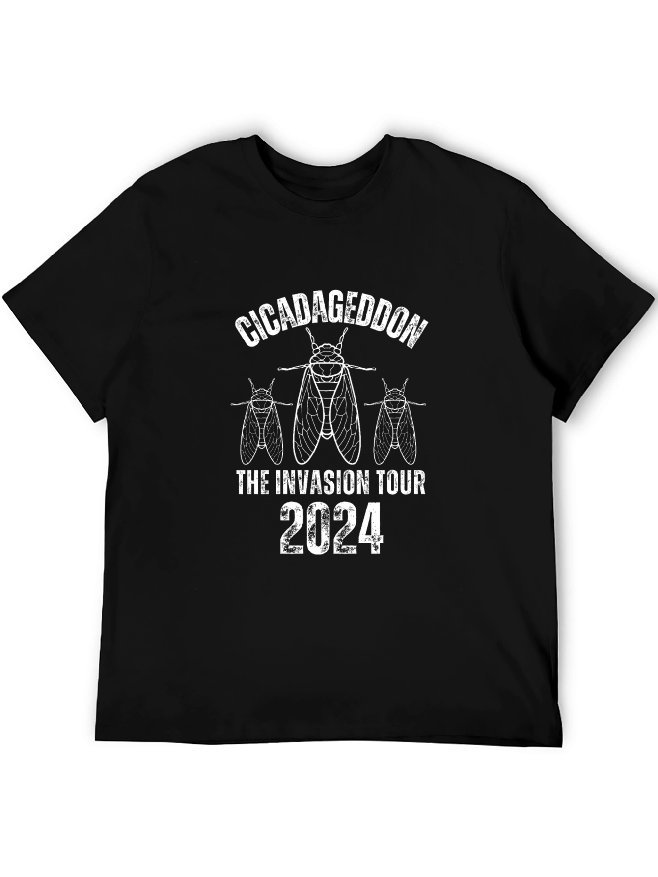 Cicadageddon 2024 Invasion Tour Black T-Shirt