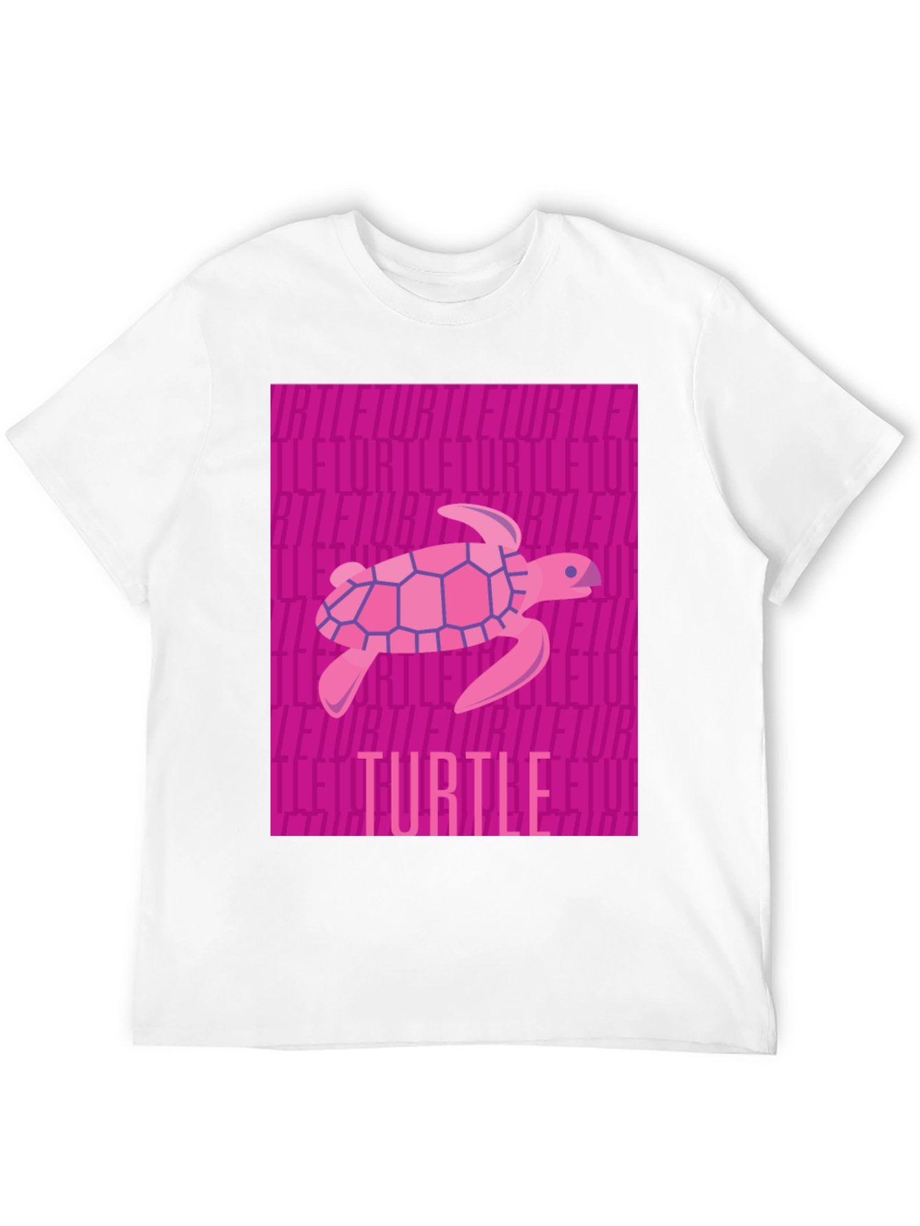 Pink Turtle Graphic T-Shirt