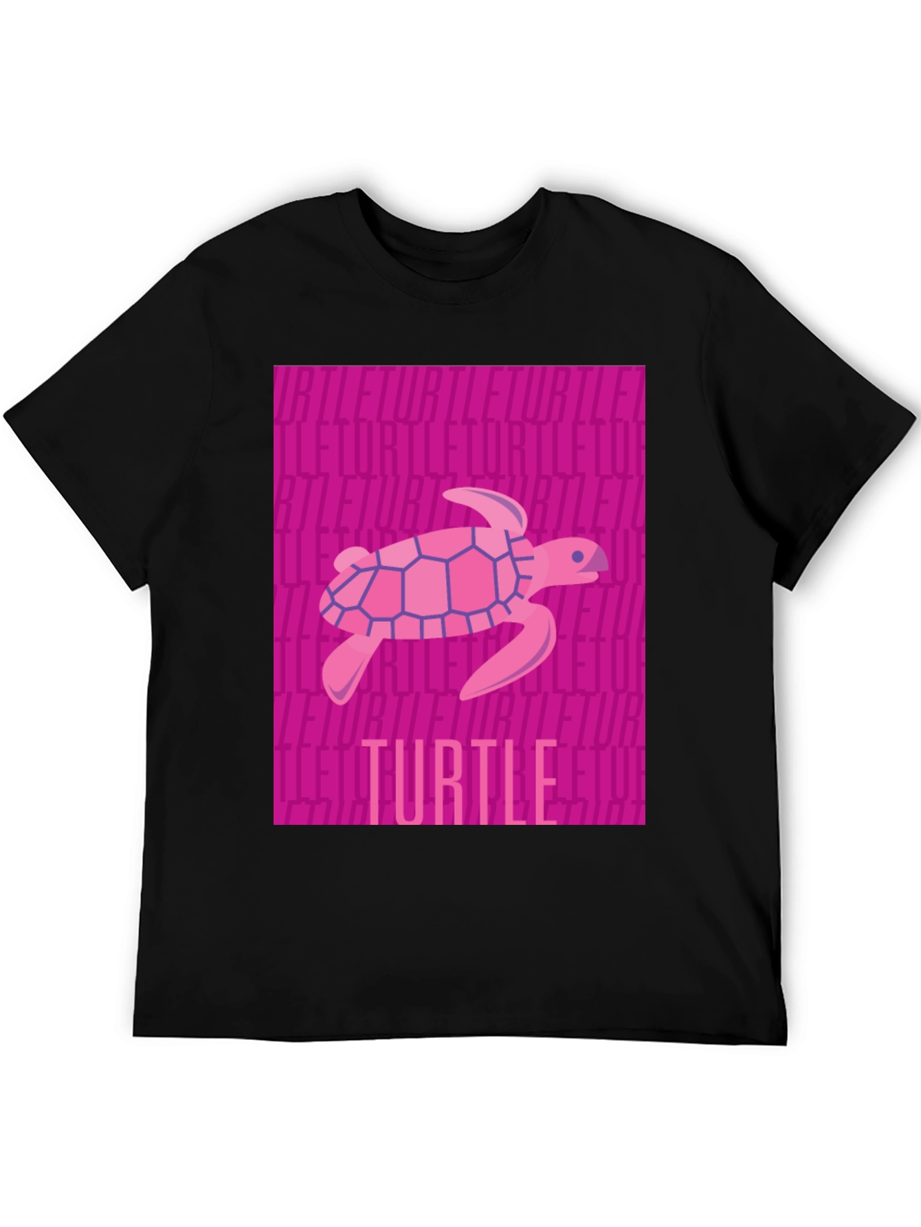 Pink Turtle Graphic T-Shirt