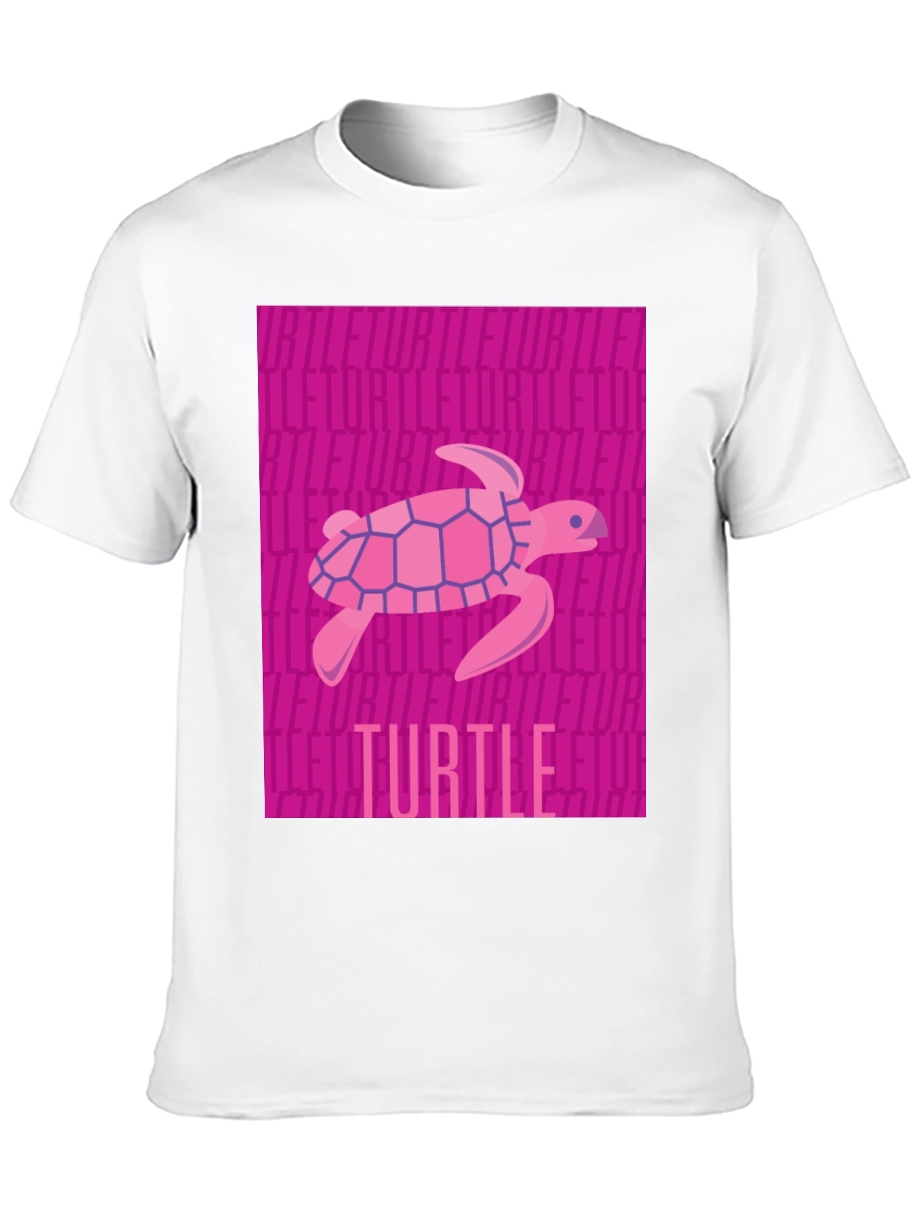 Pink Turtle Graphic T-Shirt