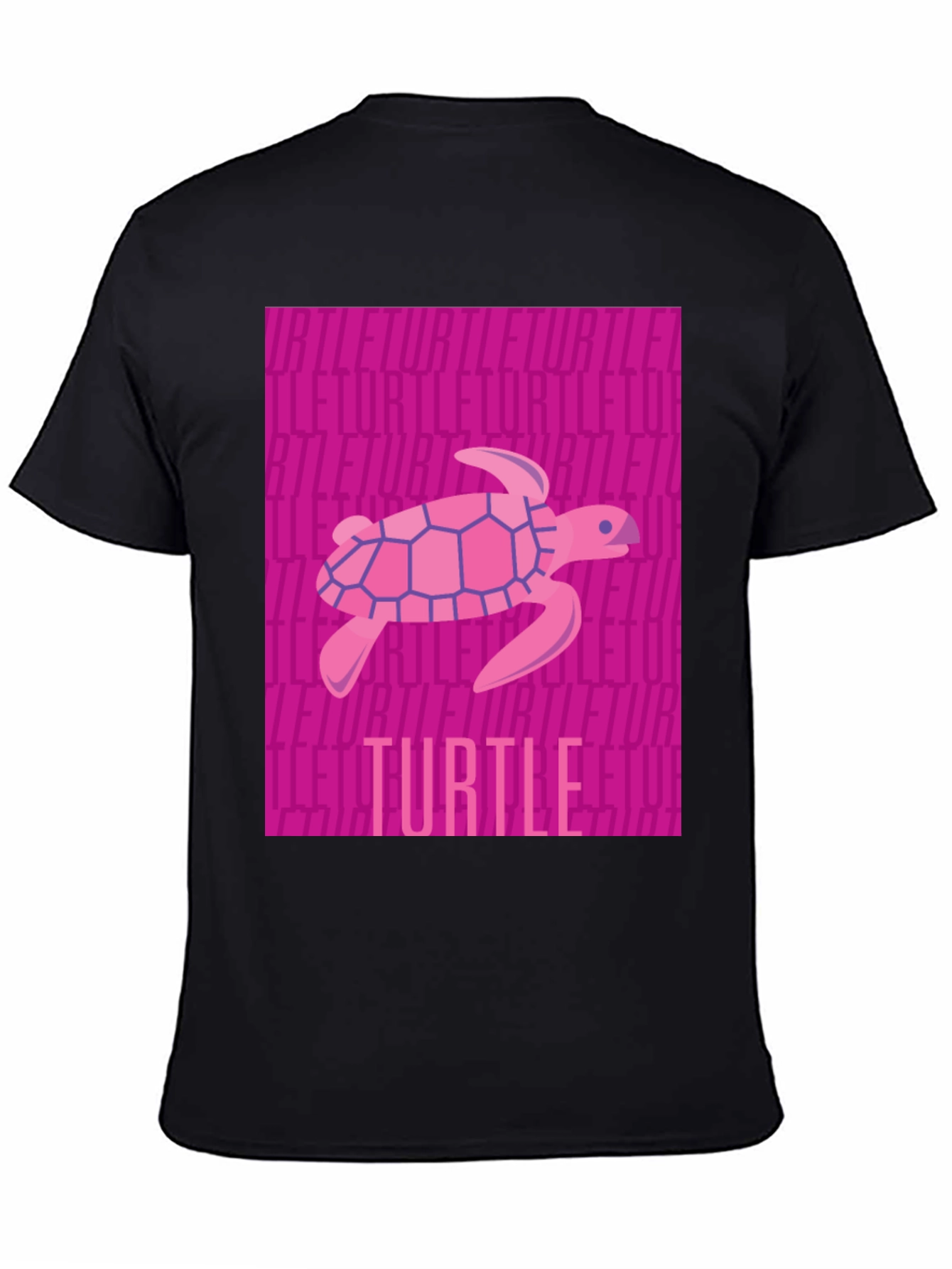 Pink Turtle Graphic T-Shirt