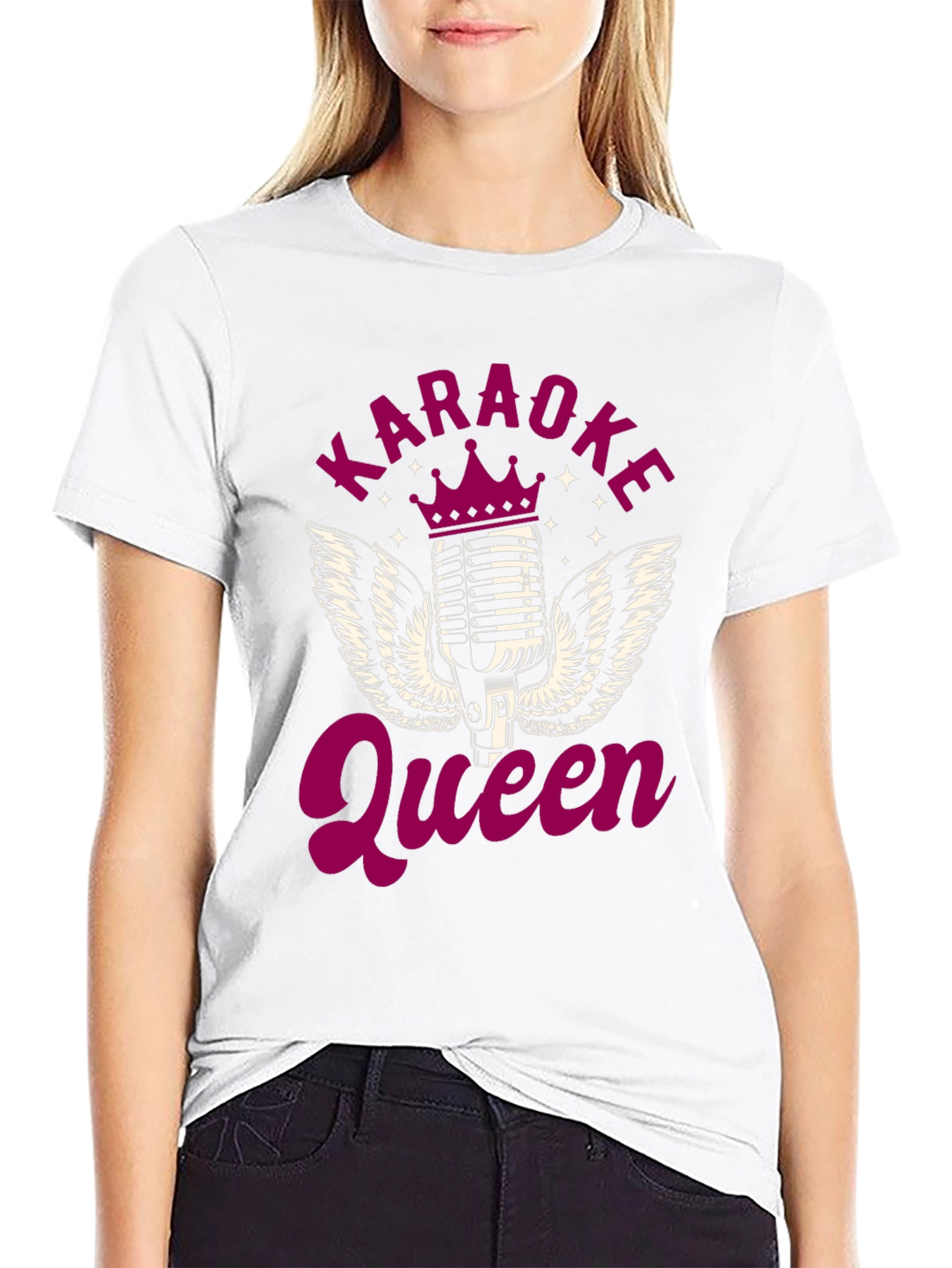Karaoke Queen Graphic T-Shirt