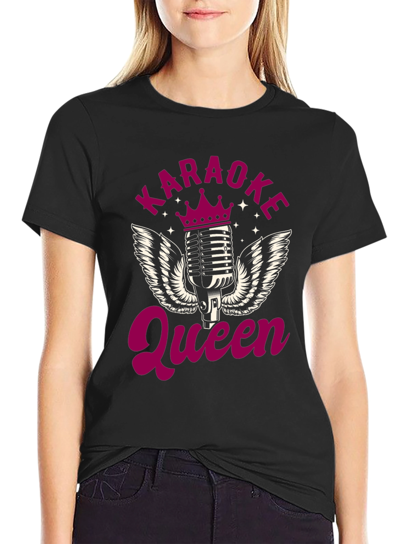 Karaoke Queen Graphic T-Shirt