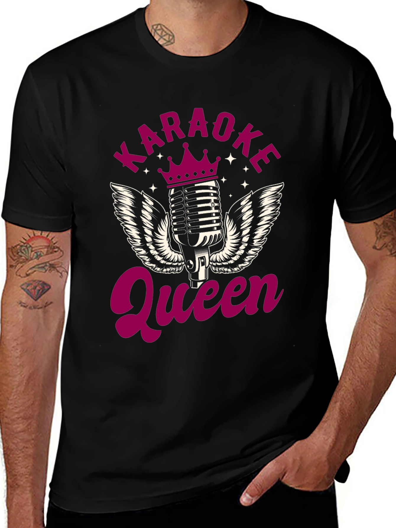 Karaoke Queen Graphic T-Shirt