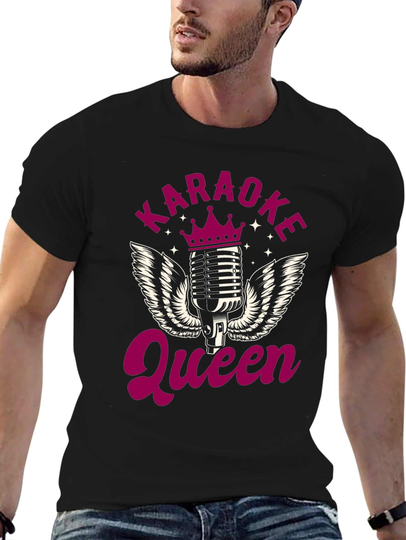 Karaoke Queen Graphic T-Shirt