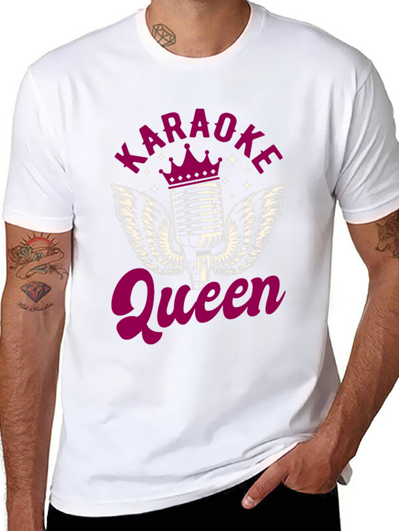 Karaoke Queen Graphic T-Shirt