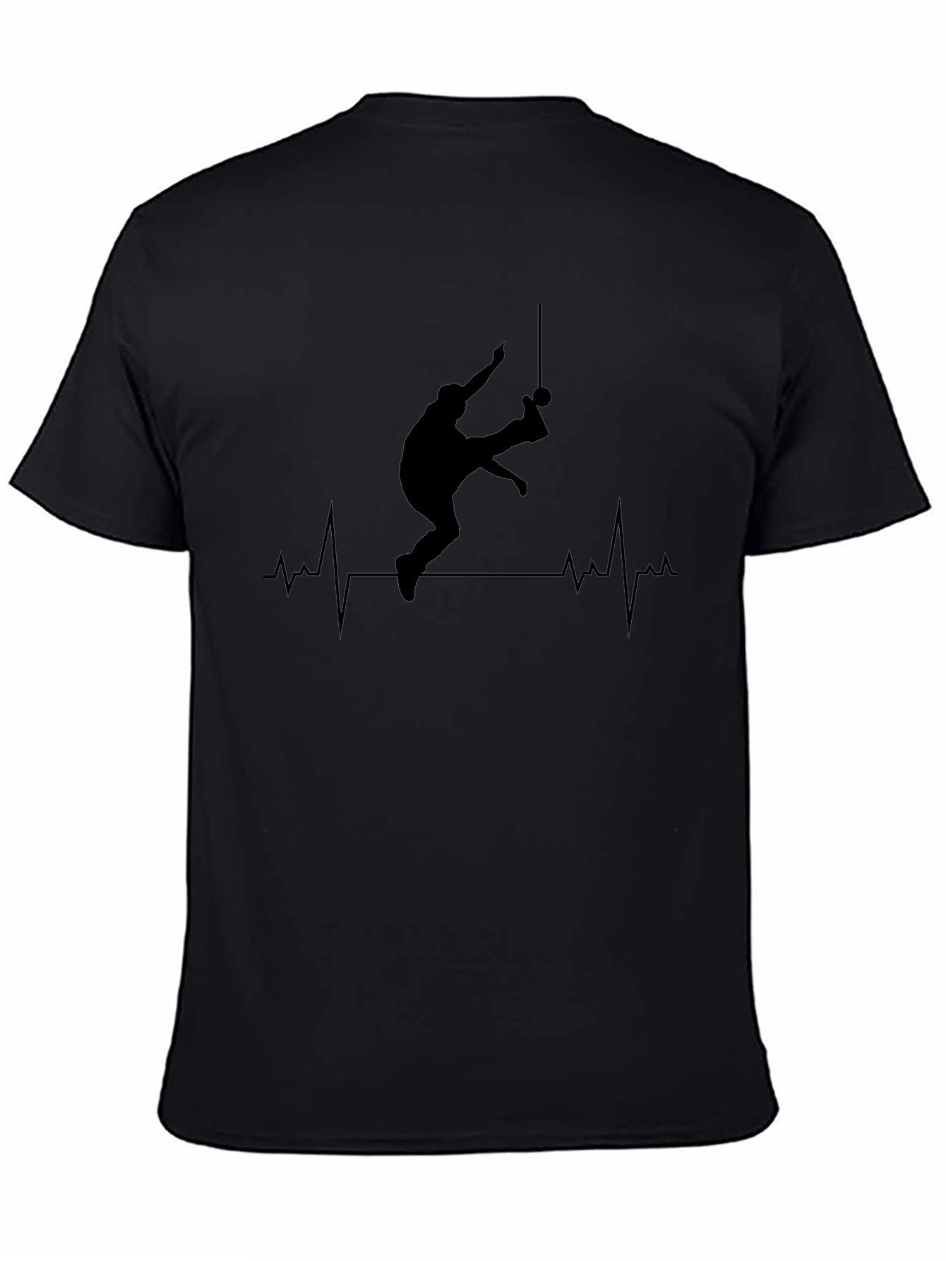 Gymnast Heartbeat Graphic T-Shirt - Rings Athlete Tee