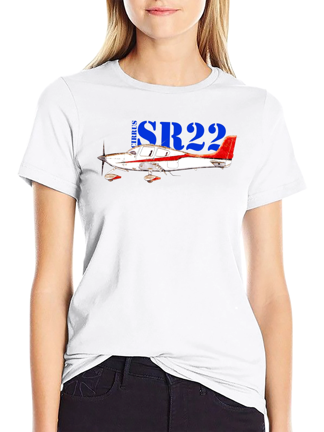 Cirrus SR22 Plane T-Shirt - Aviation Gift