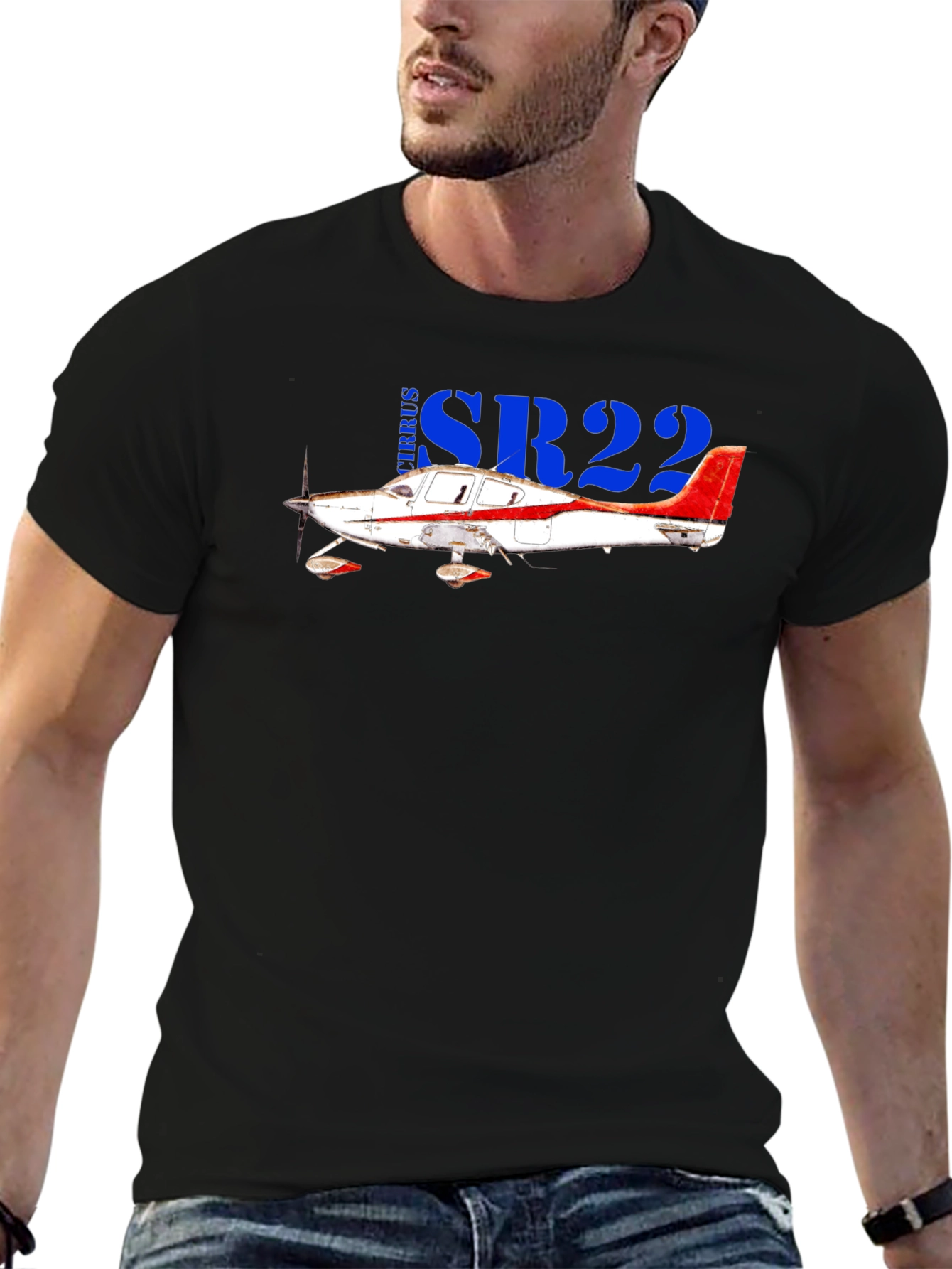 Cirrus SR22 Plane T-Shirt - Aviation Gift