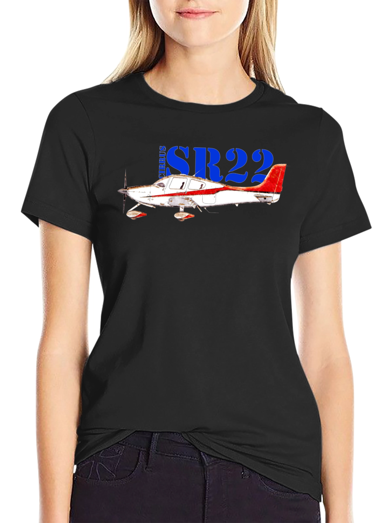 Cirrus SR22 Plane T-Shirt - Aviation Gift