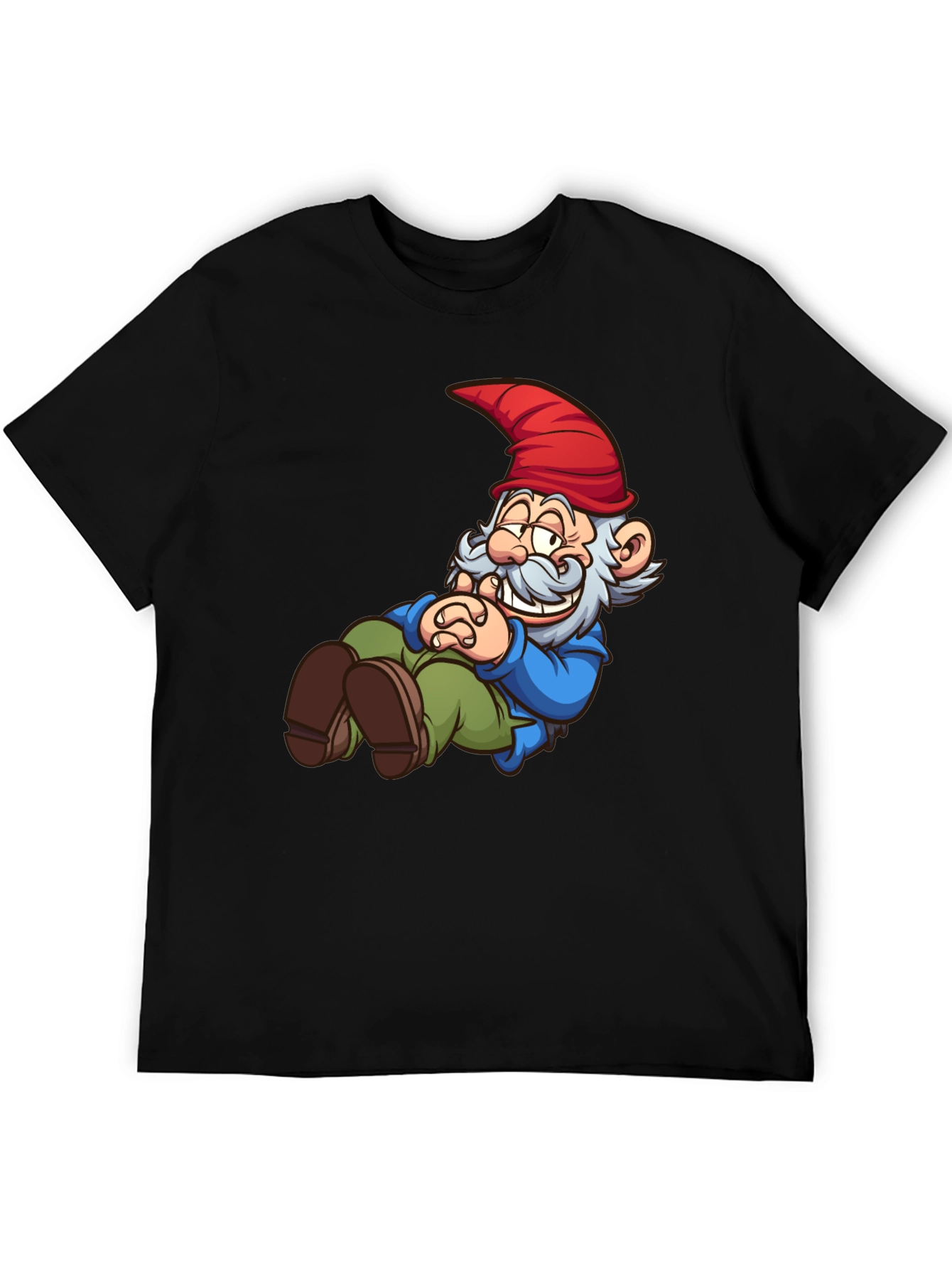 Funny Gnome T-Shirt - Cartoon Graphic Tee
