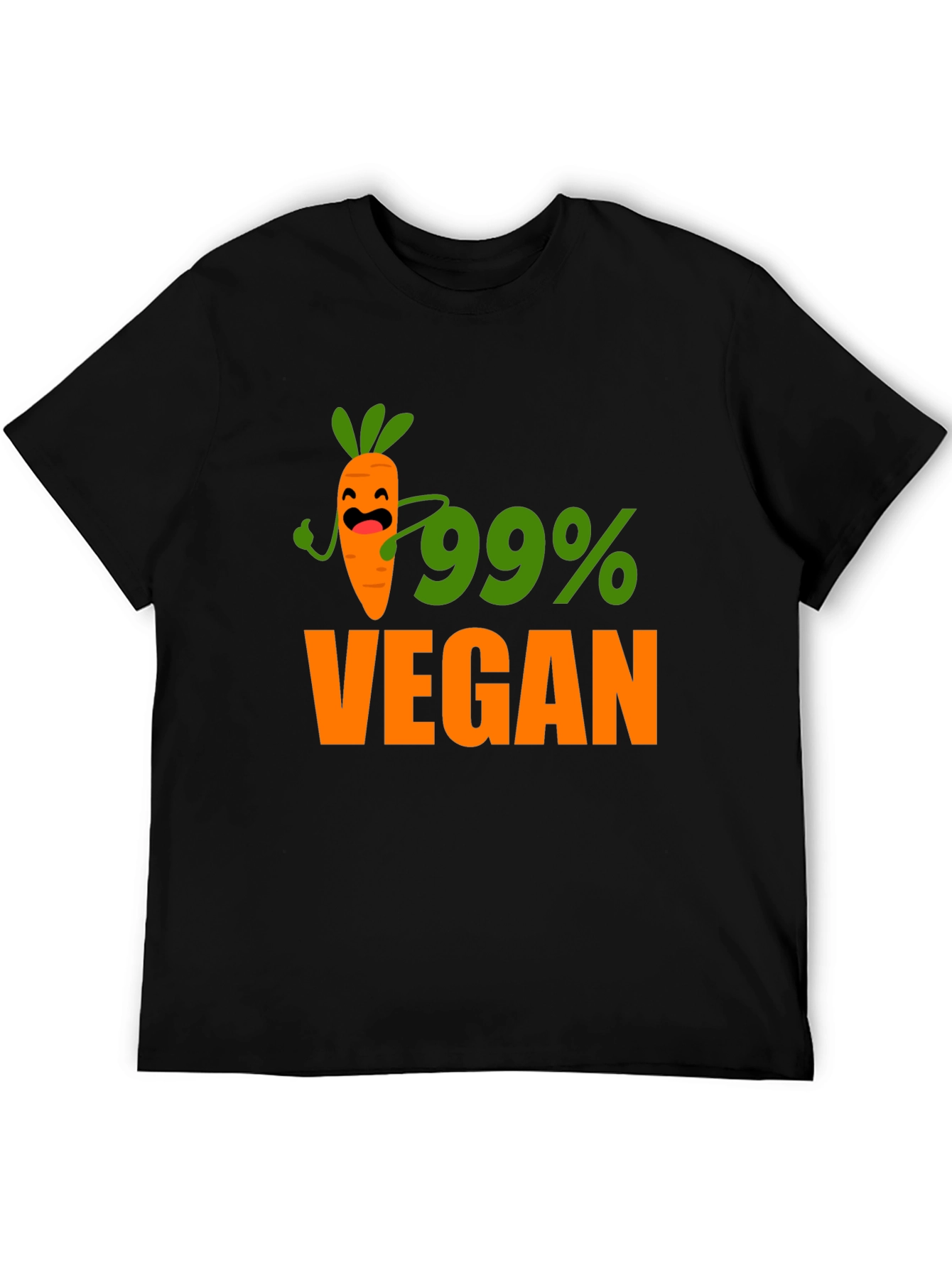 99% Vegan Graphic T-Shirt - Soft Cotton Tee