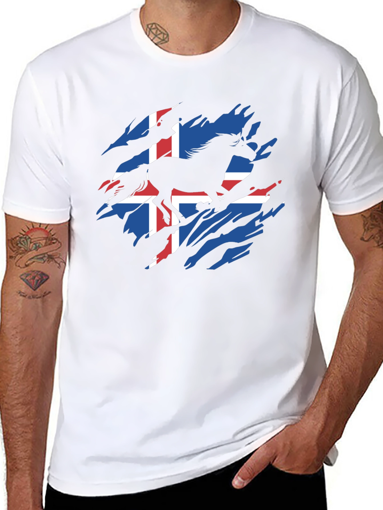 Icelandic Horse Flag T-Shirt