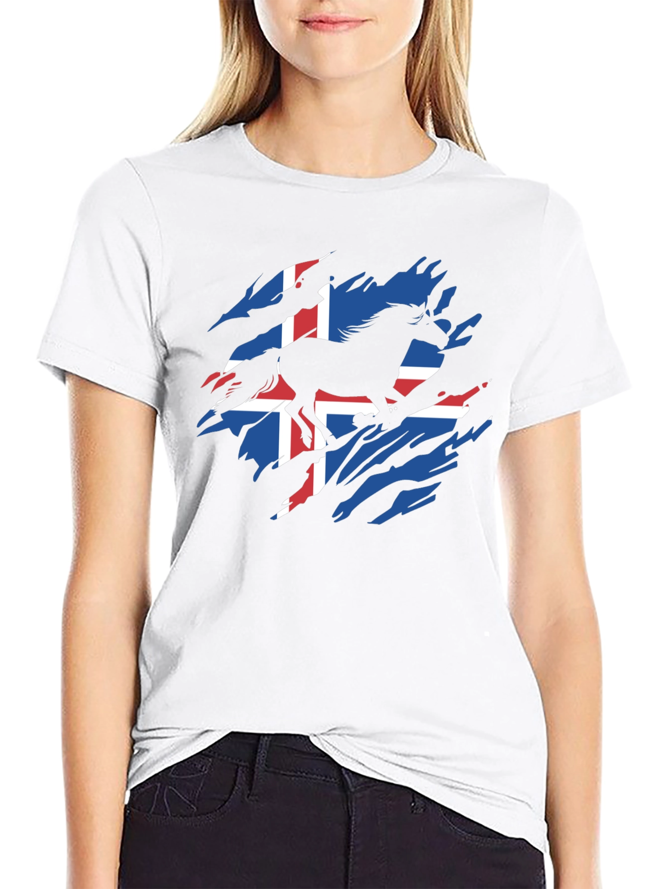 Icelandic Horse Flag T-Shirt