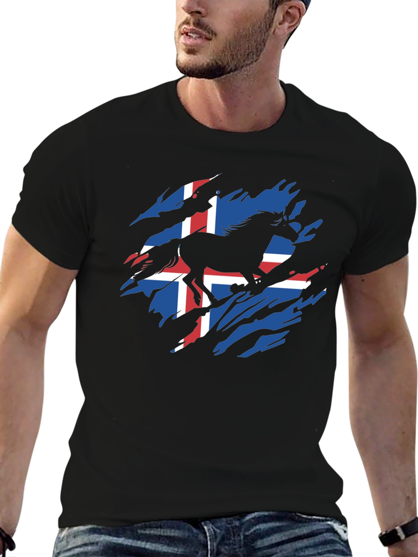 Icelandic Horse Flag T-Shirt