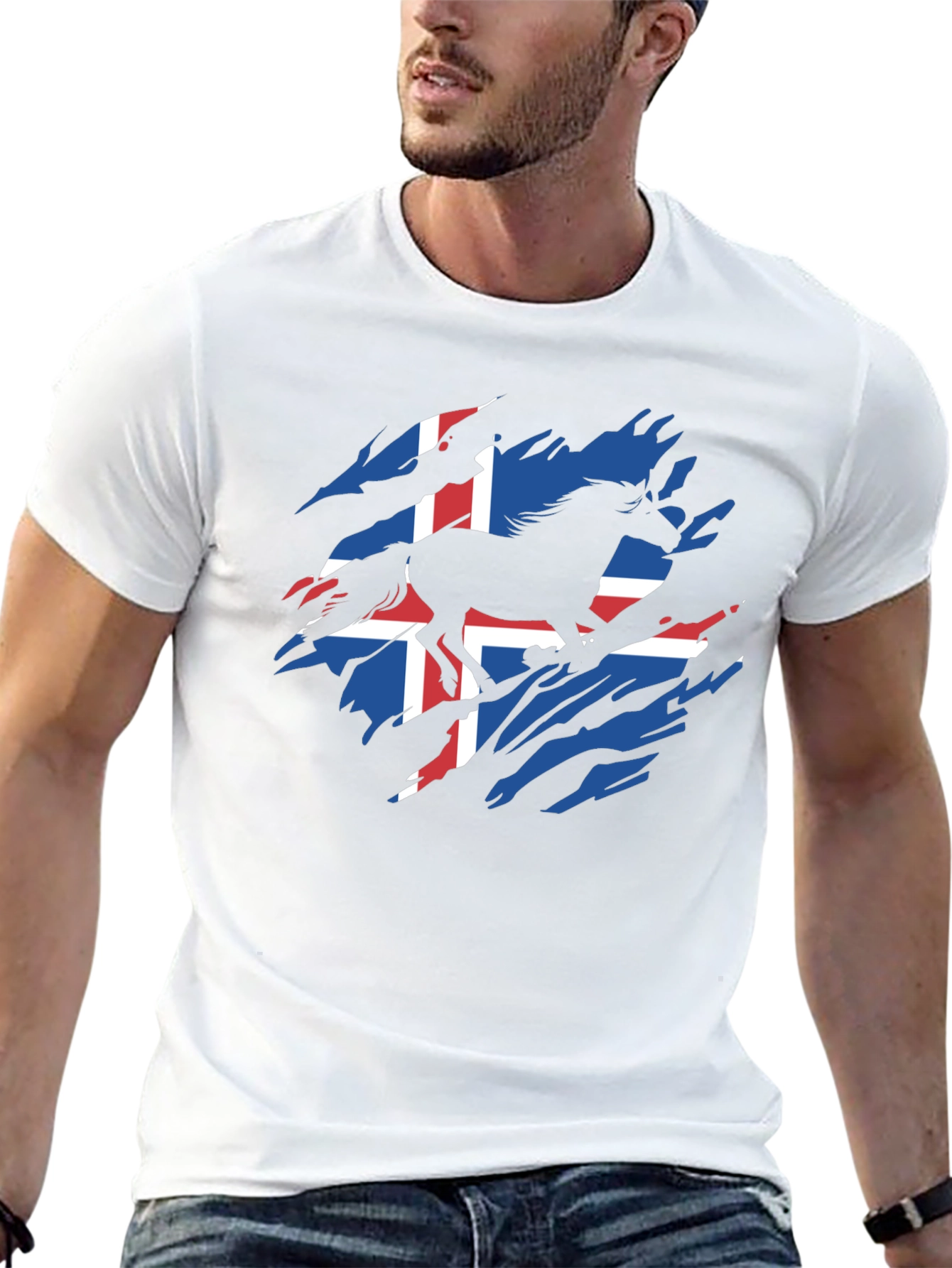Icelandic Horse Flag T-Shirt