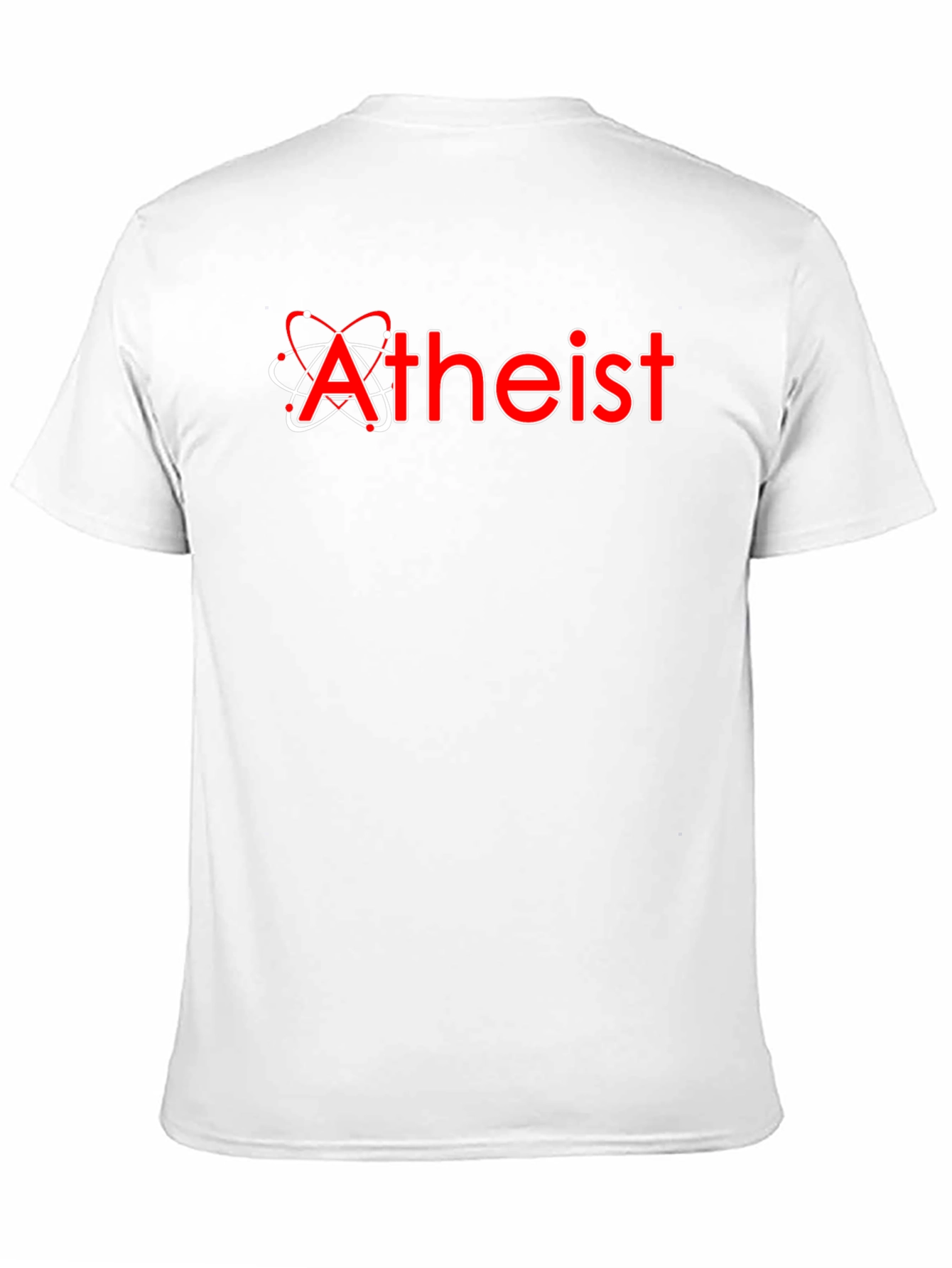 Atheist Atom Symbol Black T-Shirt Science Skeptic