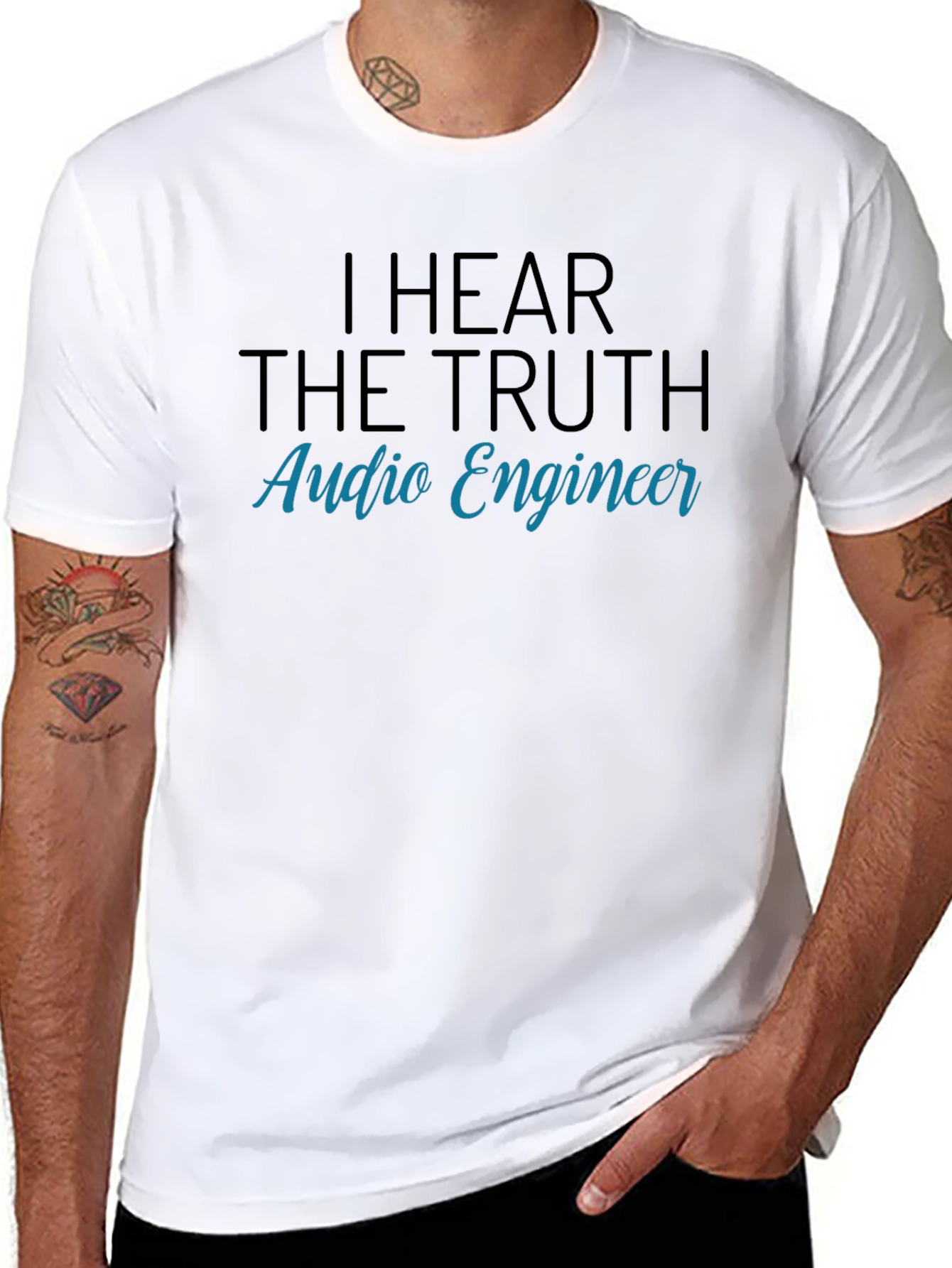 I Hear The Truth Audio Engineer Graphic T-Shirt