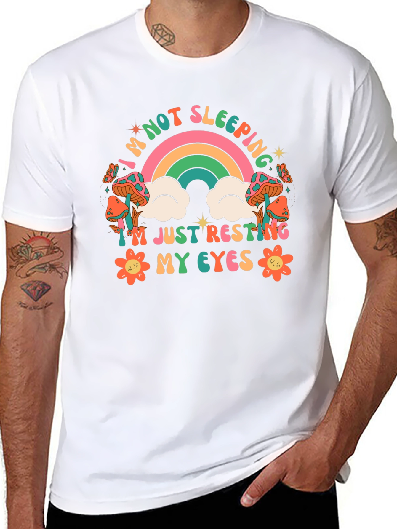 Retro Not Sleeping Graphic Tee