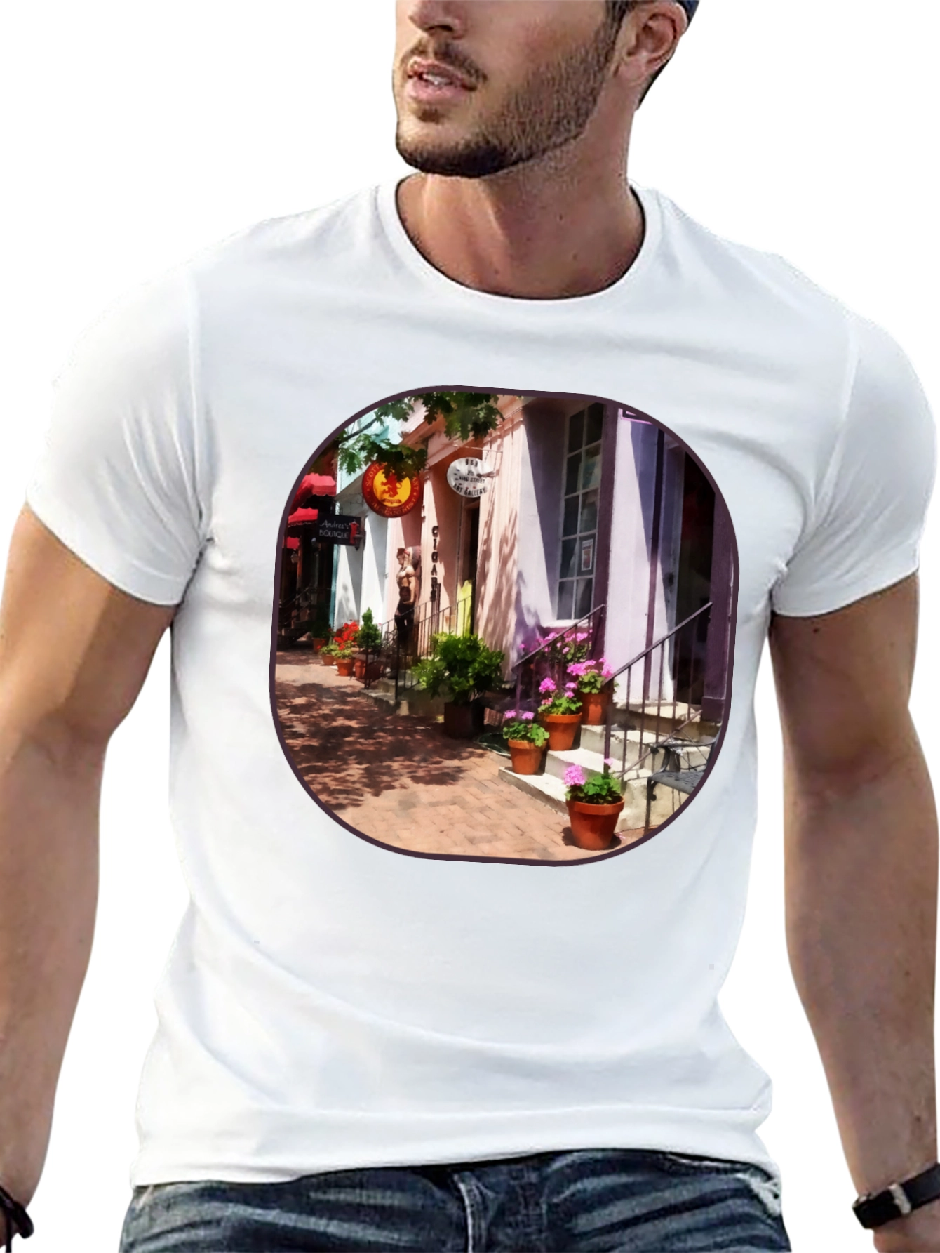 Downtown Street Scene T-Shirt