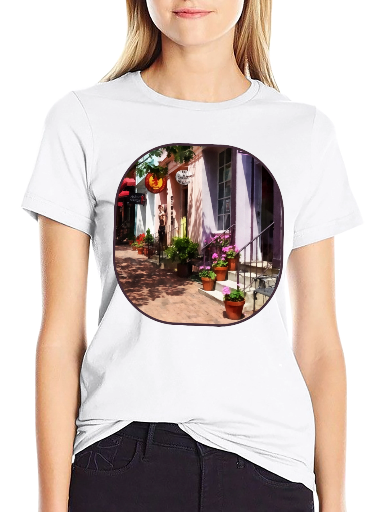 Downtown Street Scene T-Shirt