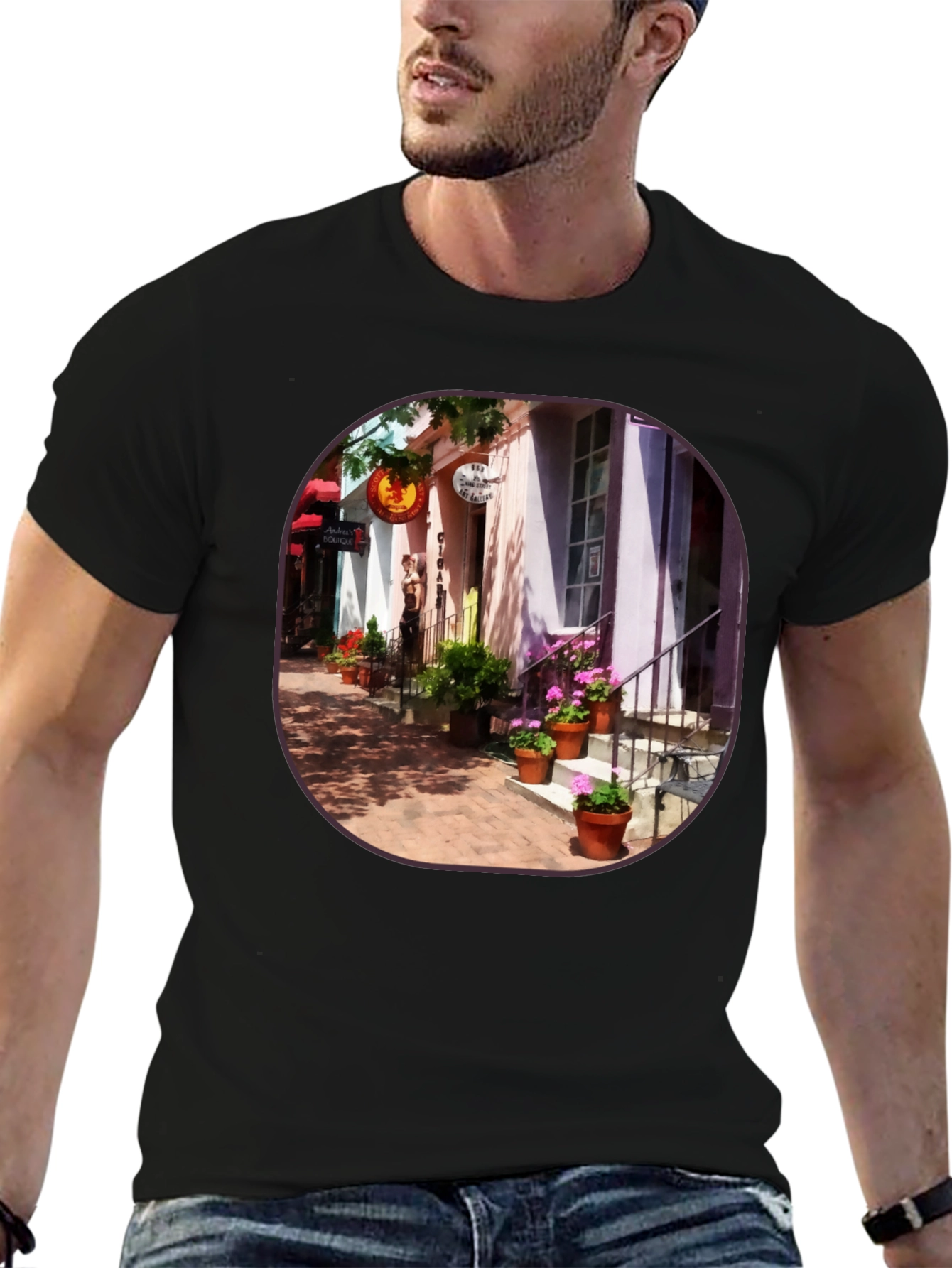 Downtown Street Scene T-Shirt