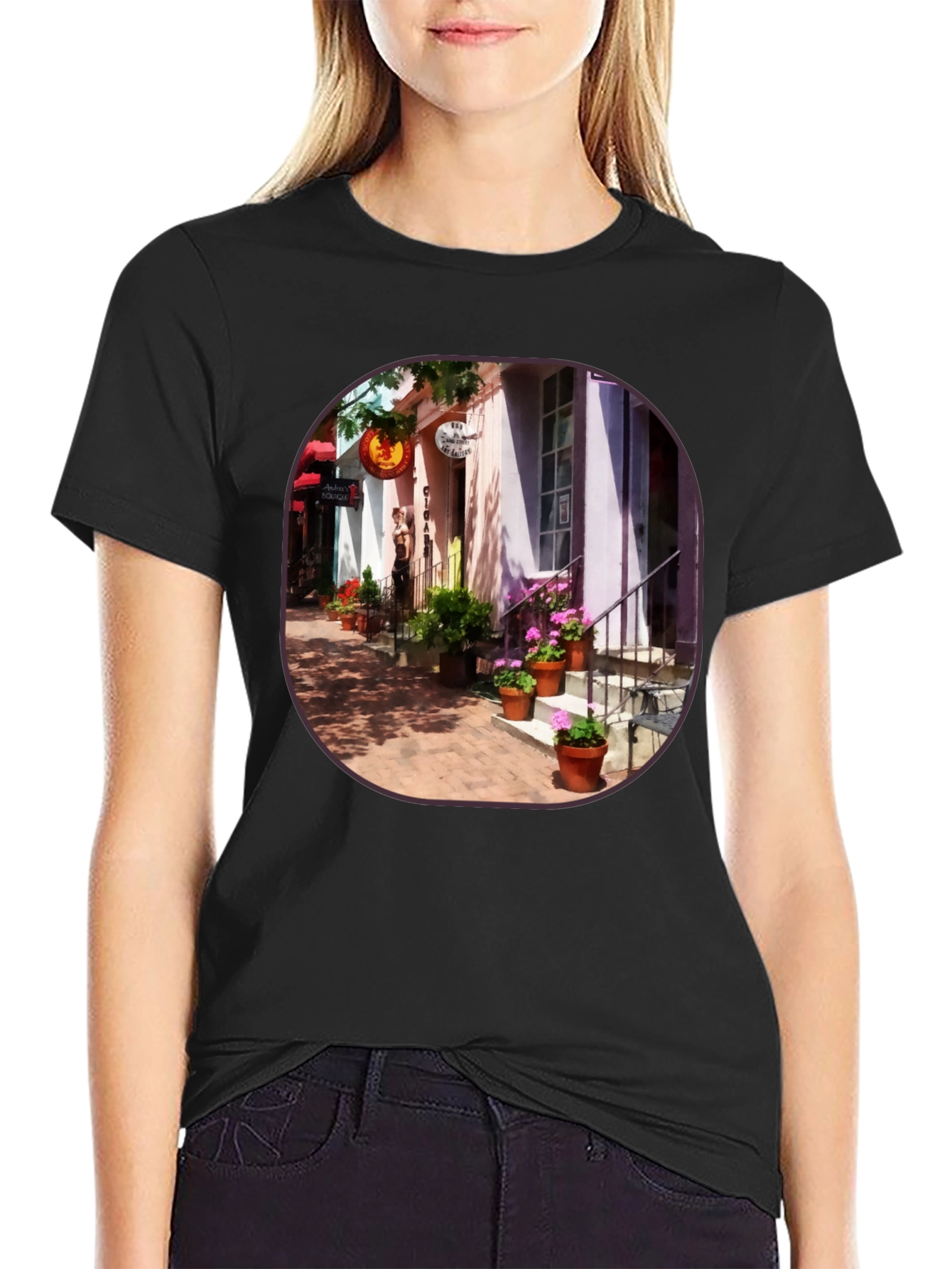 Downtown Street Scene T-Shirt