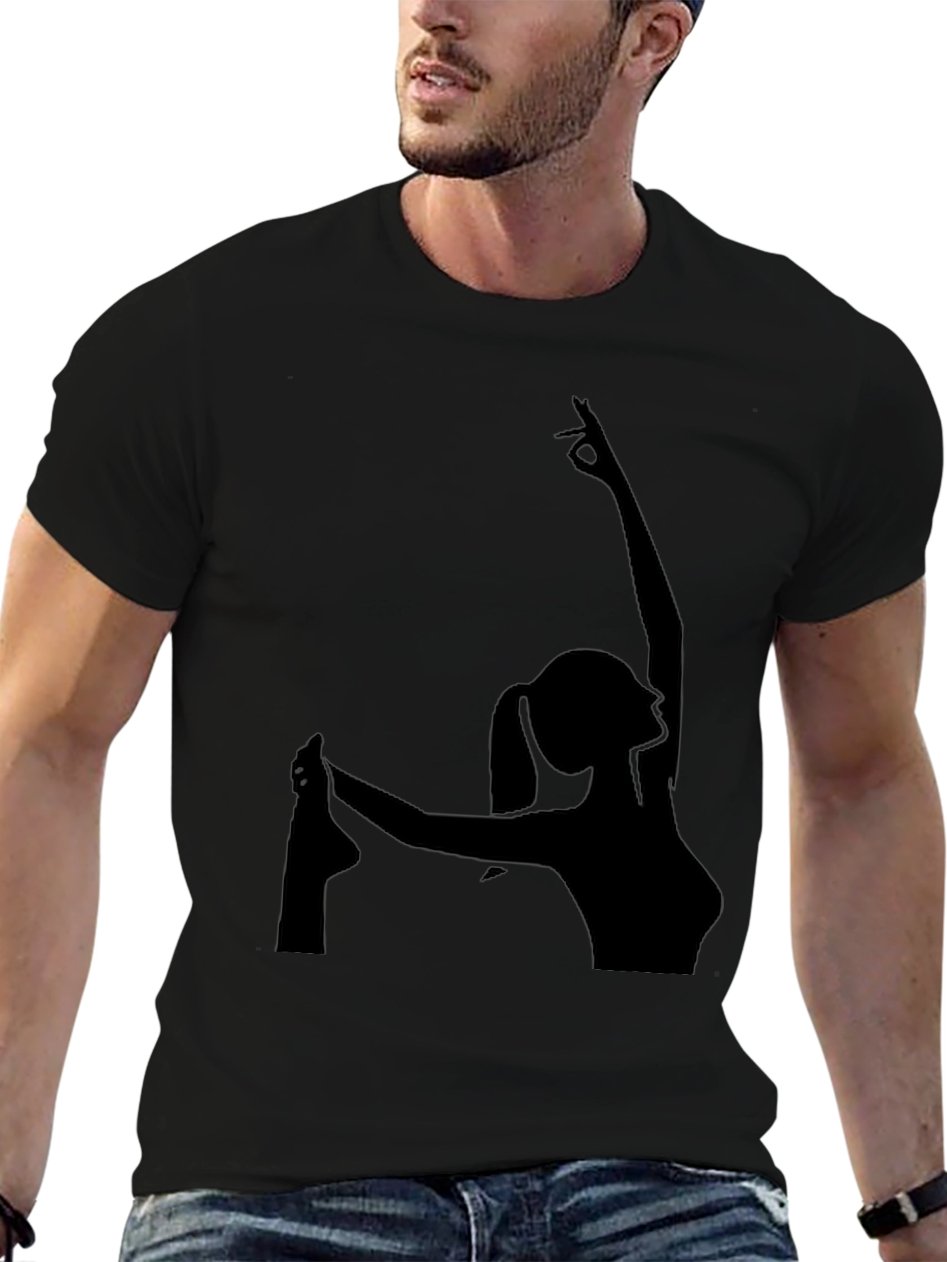 Silhouette Dancer Black T-Shirt