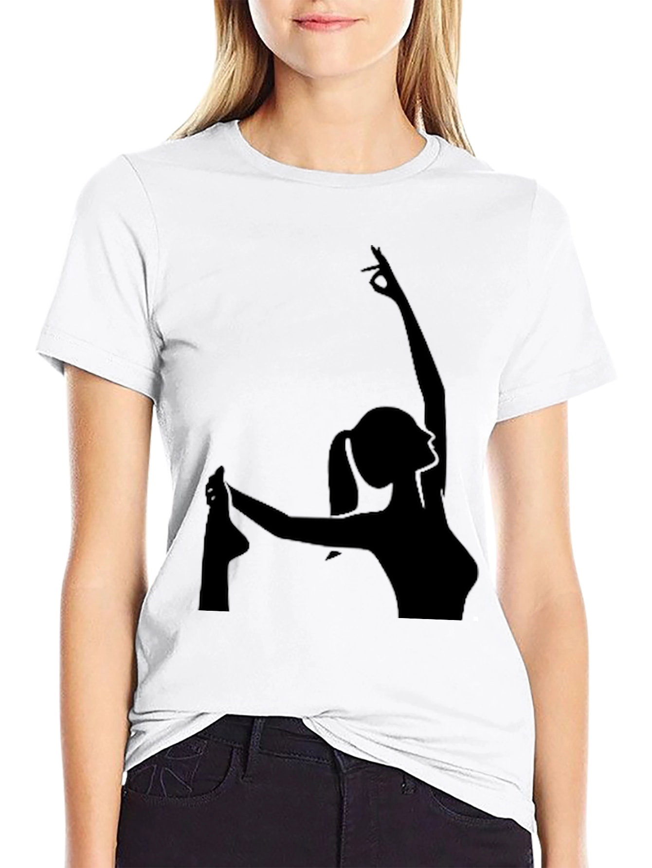 Silhouette Dancer Black T-Shirt