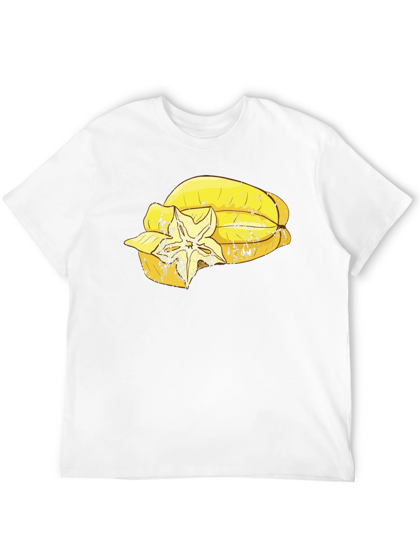 Star Fruit Graphic Tee - Tropical Fruit Lover Shirt