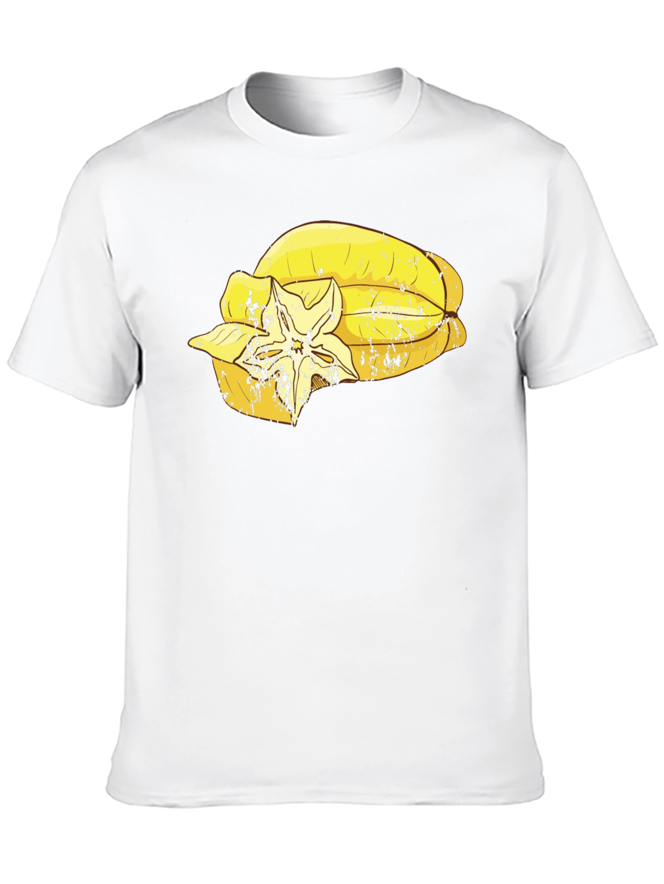 Star Fruit Graphic Tee - Tropical Fruit Lover Shirt