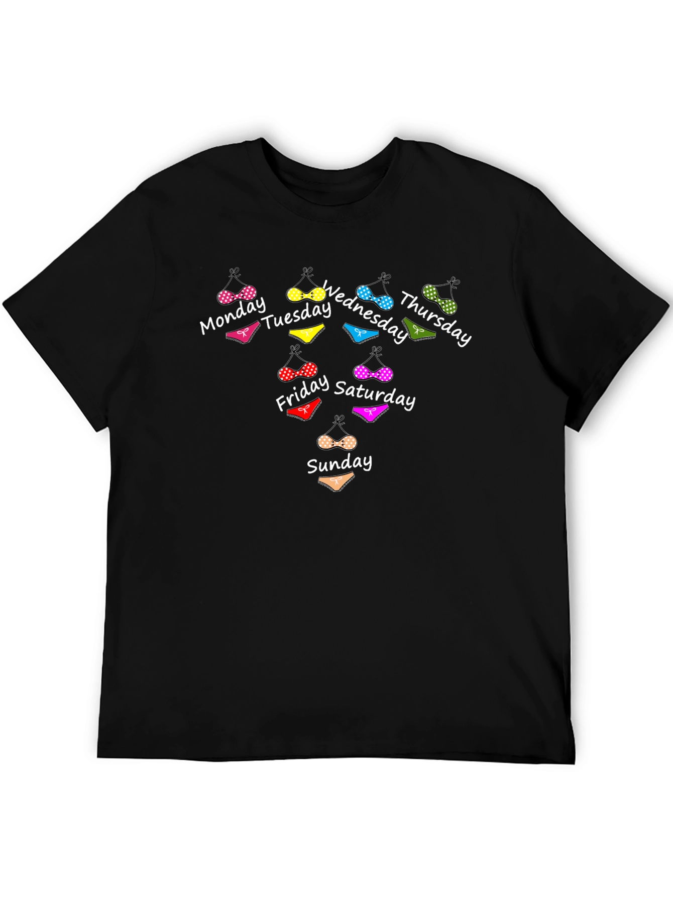 Days of the Week Panties T-Shirt