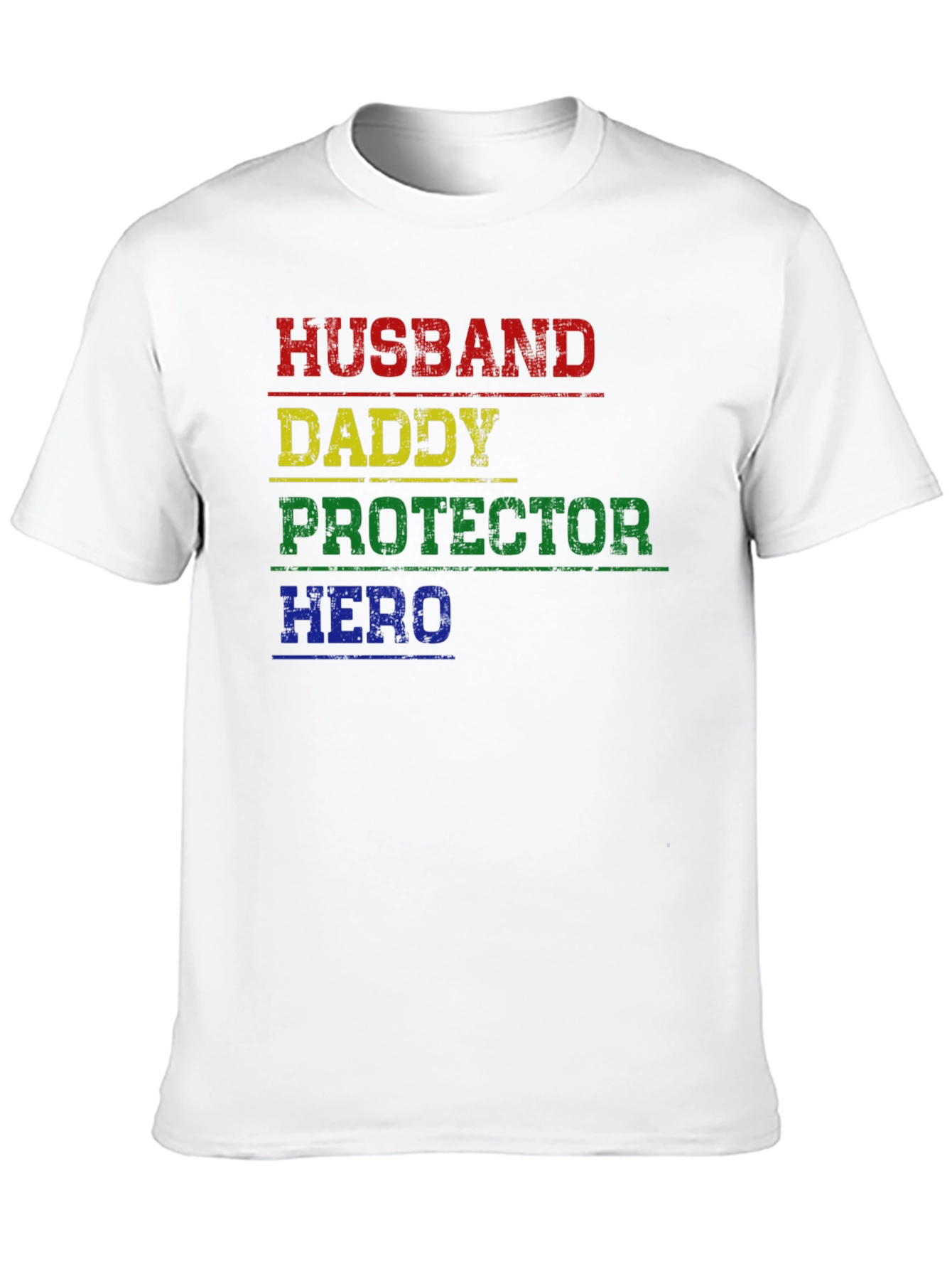 Husband Daddy Protector Hero T-Shirt