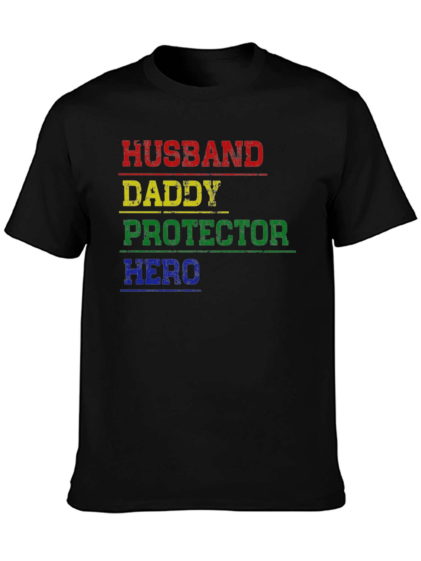 Husband Daddy Protector Hero T-Shirt