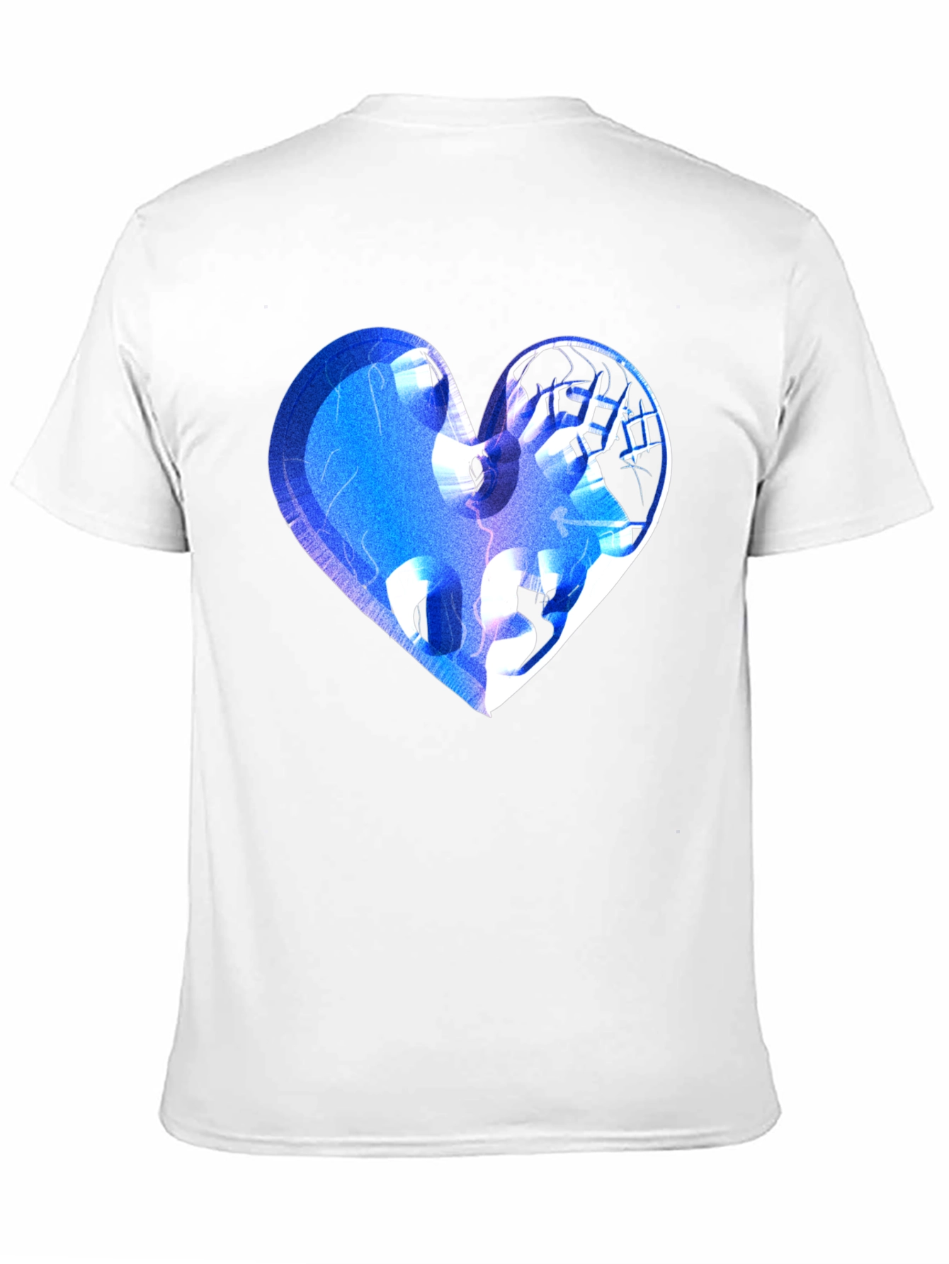 Abstract Heart Graphic Tee - Modern Art Print