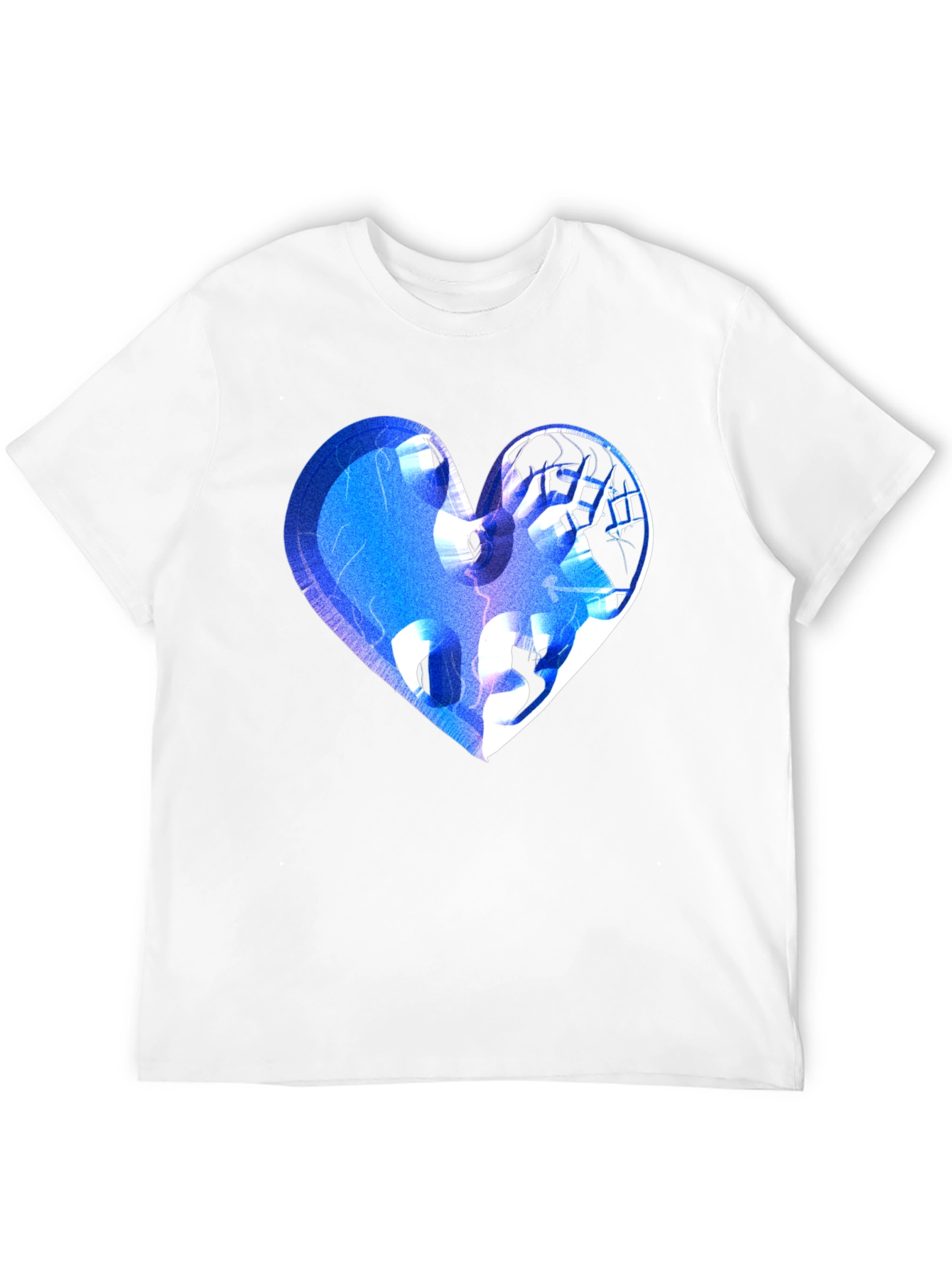 Abstract Heart Graphic Tee - Modern Art Print