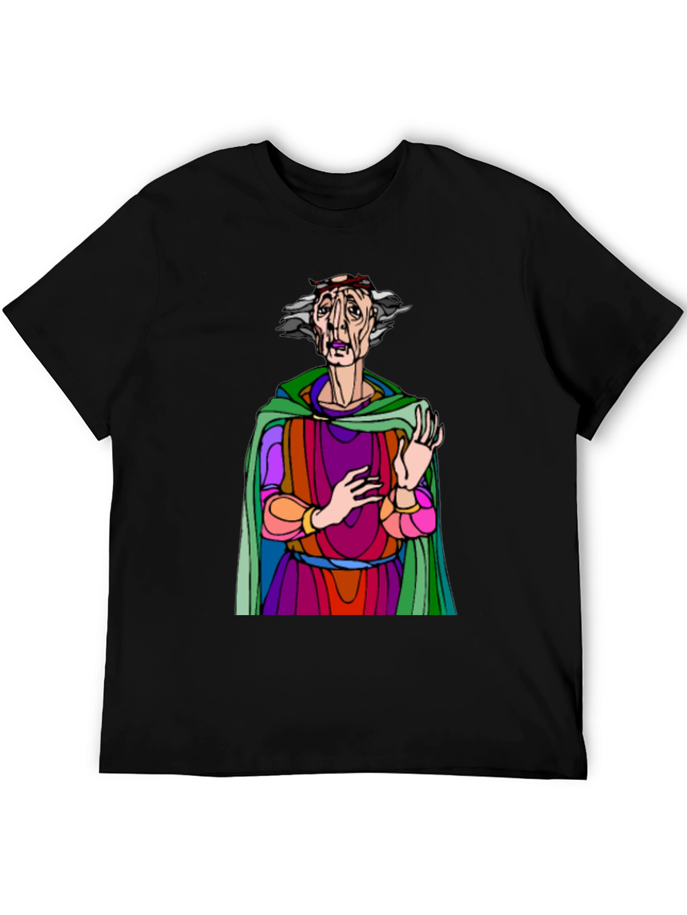 Unique Graphic T-Shirt with Artistic Character Design