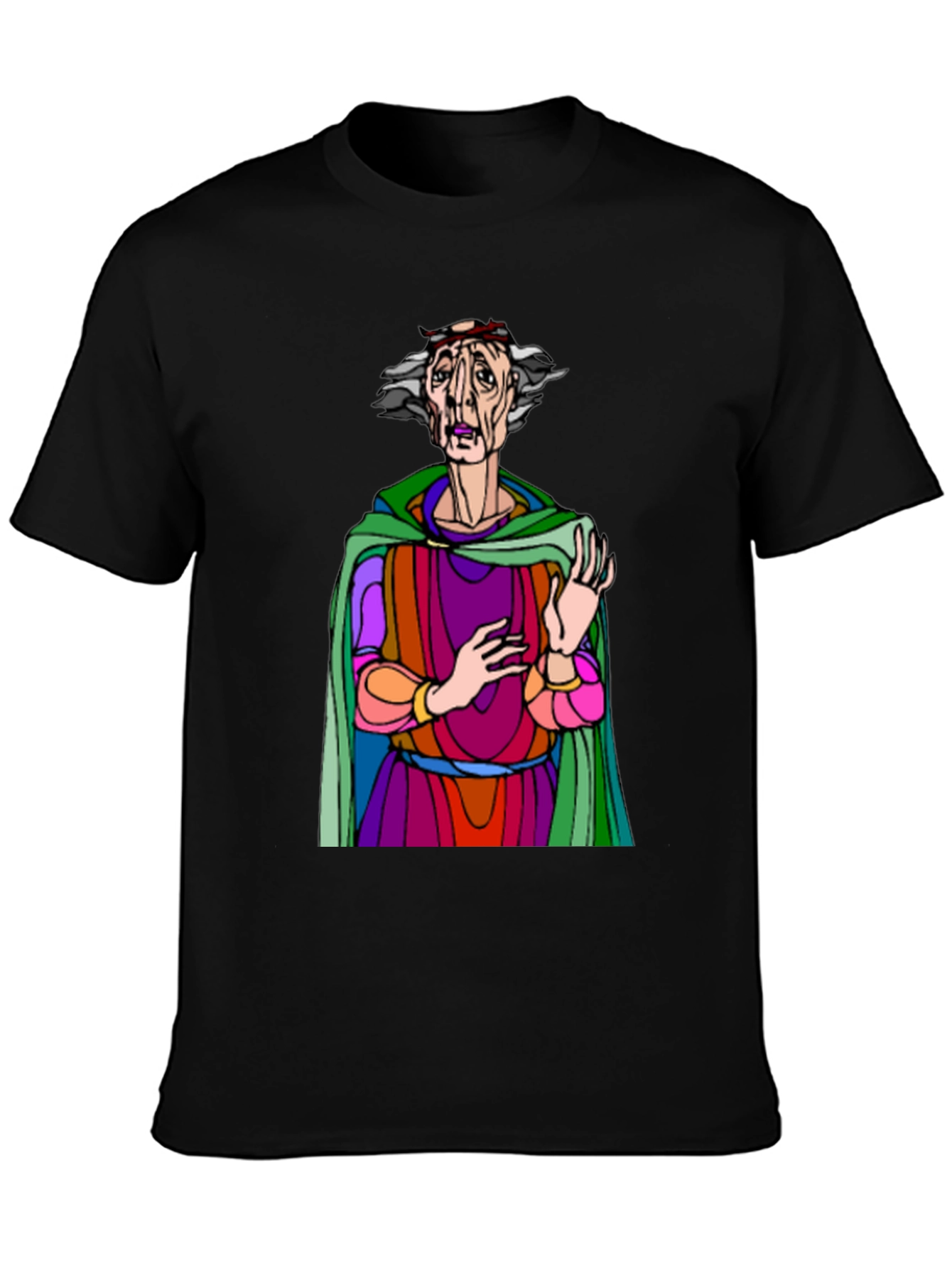 Unique Graphic T-Shirt with Artistic Character Design